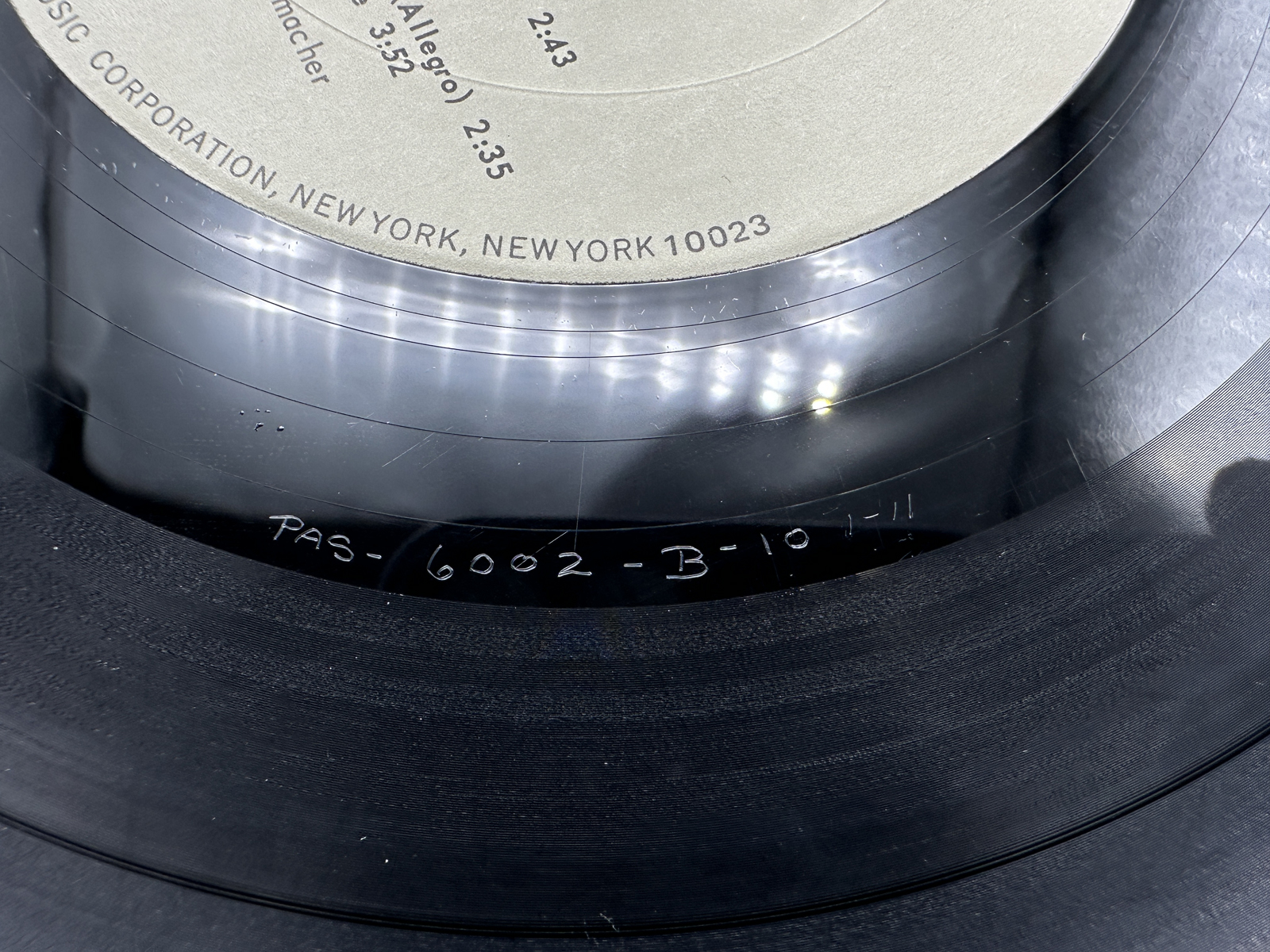 1970 Paramount Records Love Story Music From The Original Soundtrack Vinyl Album - PAS-6002