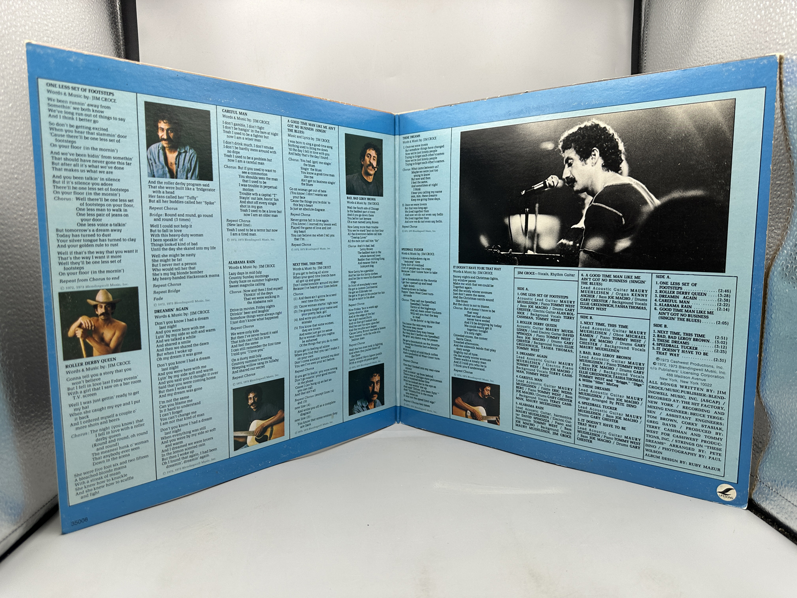 Jim Croce Vinyl LP Records Lot of 2 - Photographs & Memories, Life and Times