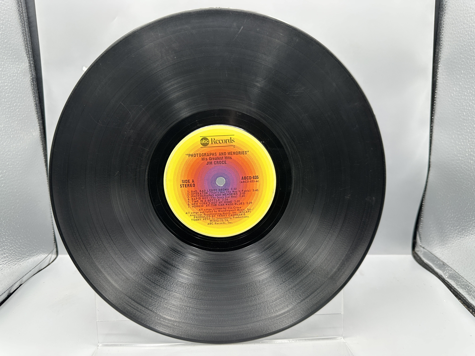 Jim Croce Vinyl LP Records Lot of 2 - Photographs & Memories, Life and Times