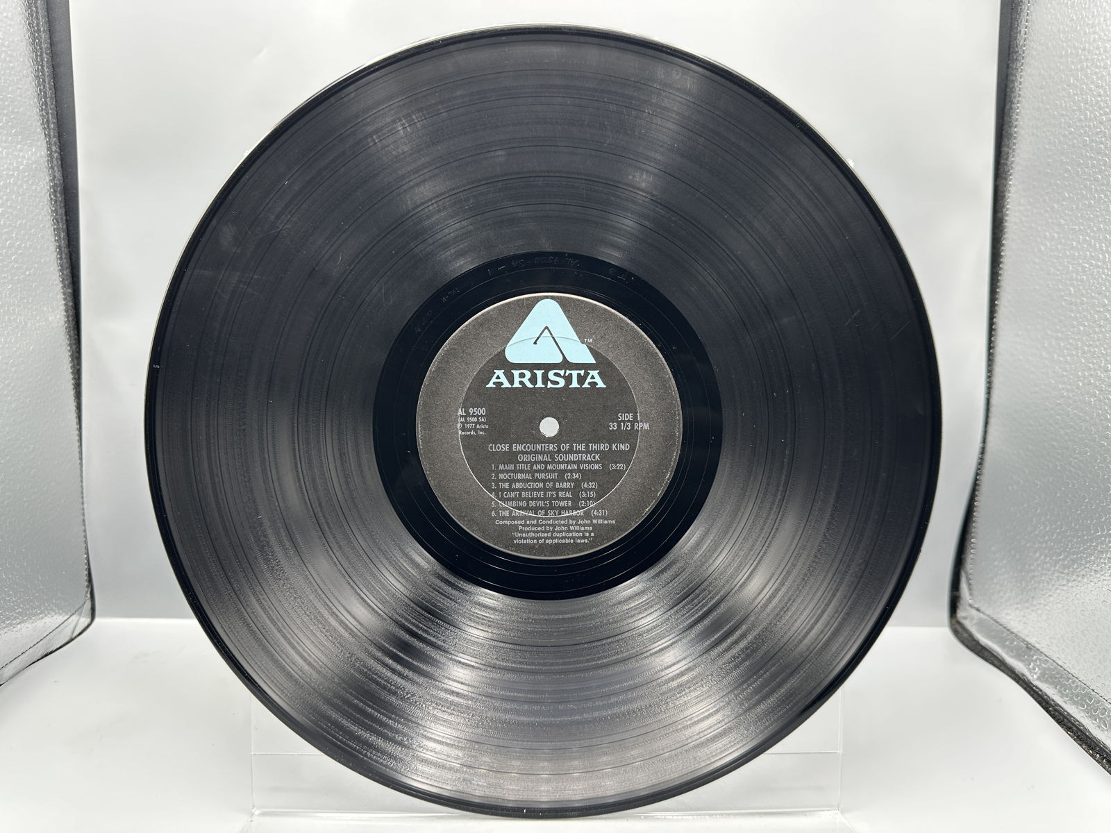 Two Original Motion Picture Soundtrack Vinyl LPs - Close Encounters of the Third Kind w/ Bonus Promo 7" and The Graduate