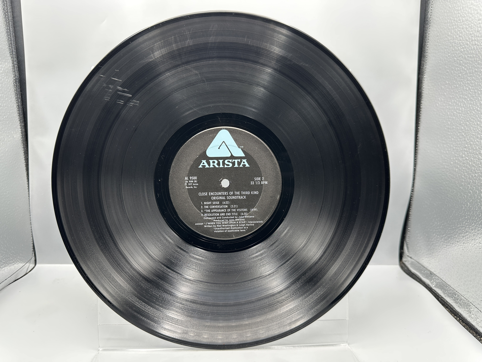 Two Original Motion Picture Soundtrack Vinyl LPs - Close Encounters of the Third Kind w/ Bonus Promo 7" and The Graduate