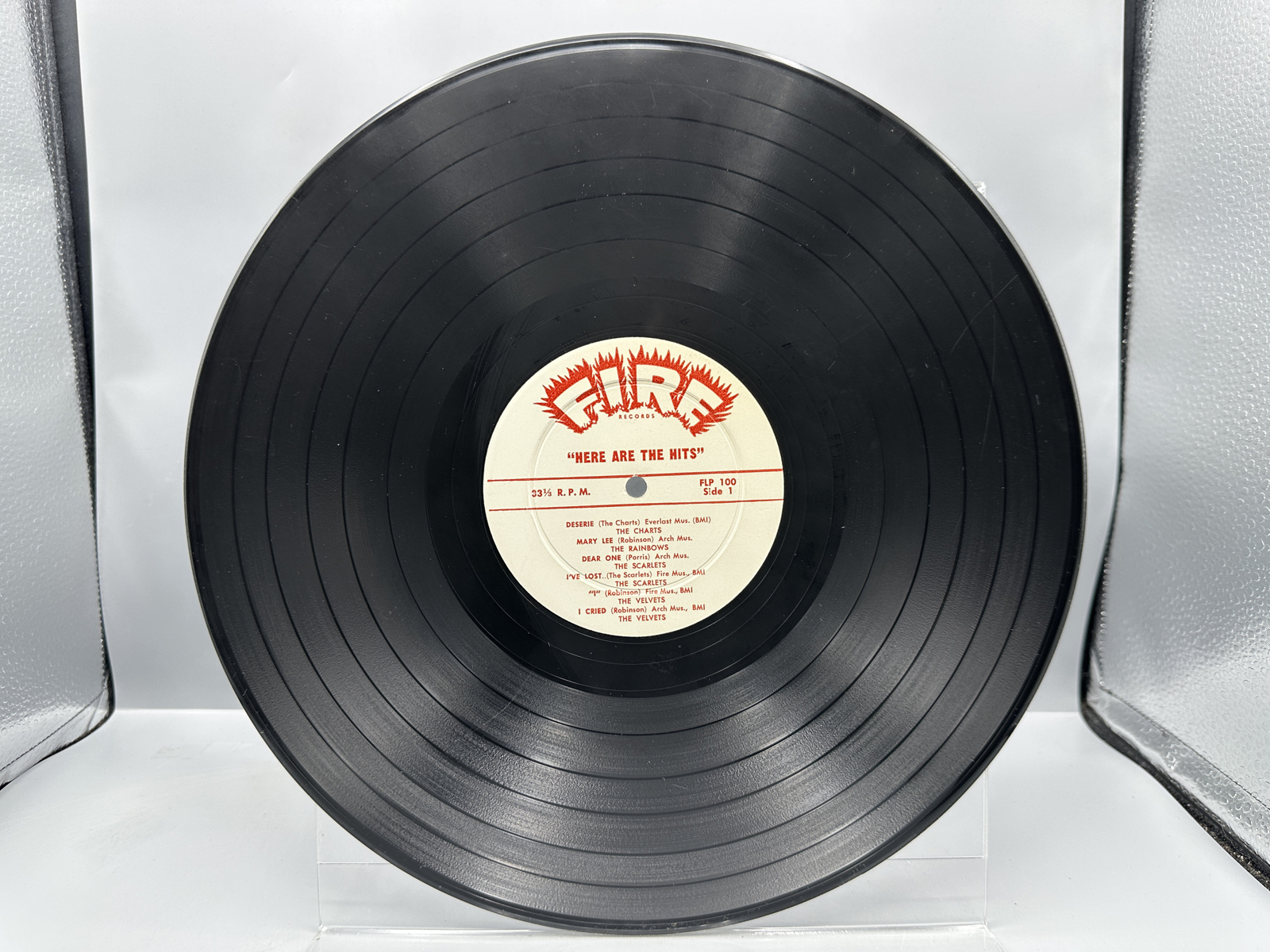 1959 Fire Records Here Are The Hits! The Original All-Time Rock and Roll Favorites Compilation Vinyl Album - FLP-100