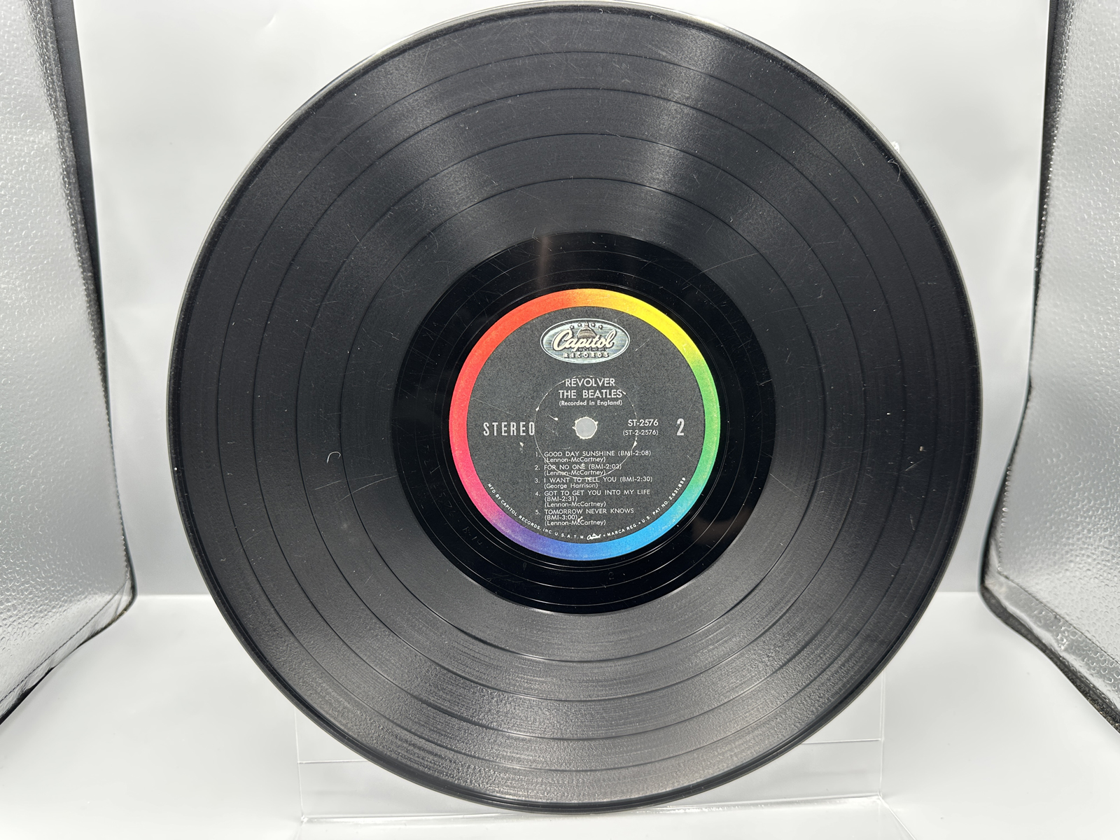 1966 Capitol Records The Beatles Revolver Vinyl Album - ST-2576