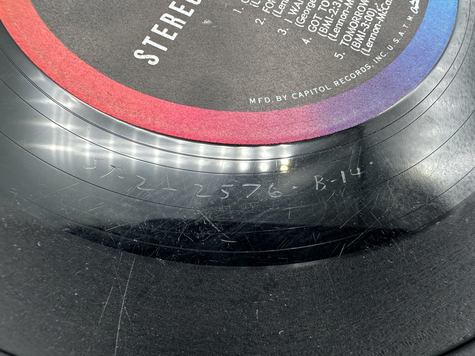 1966 Capitol Records The Beatles Revolver Vinyl Album - ST-2576