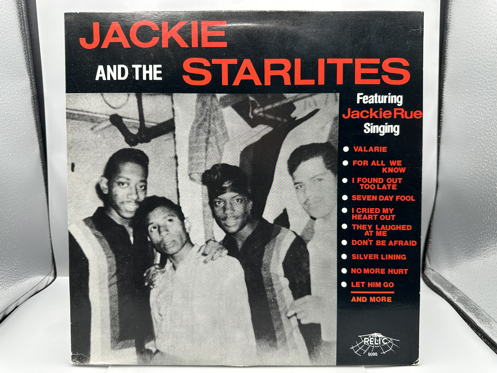 1991 Relic Records Jackie And The Starlites Featuring Jackie Rue Singing Vinyl Album - L.P. #5090