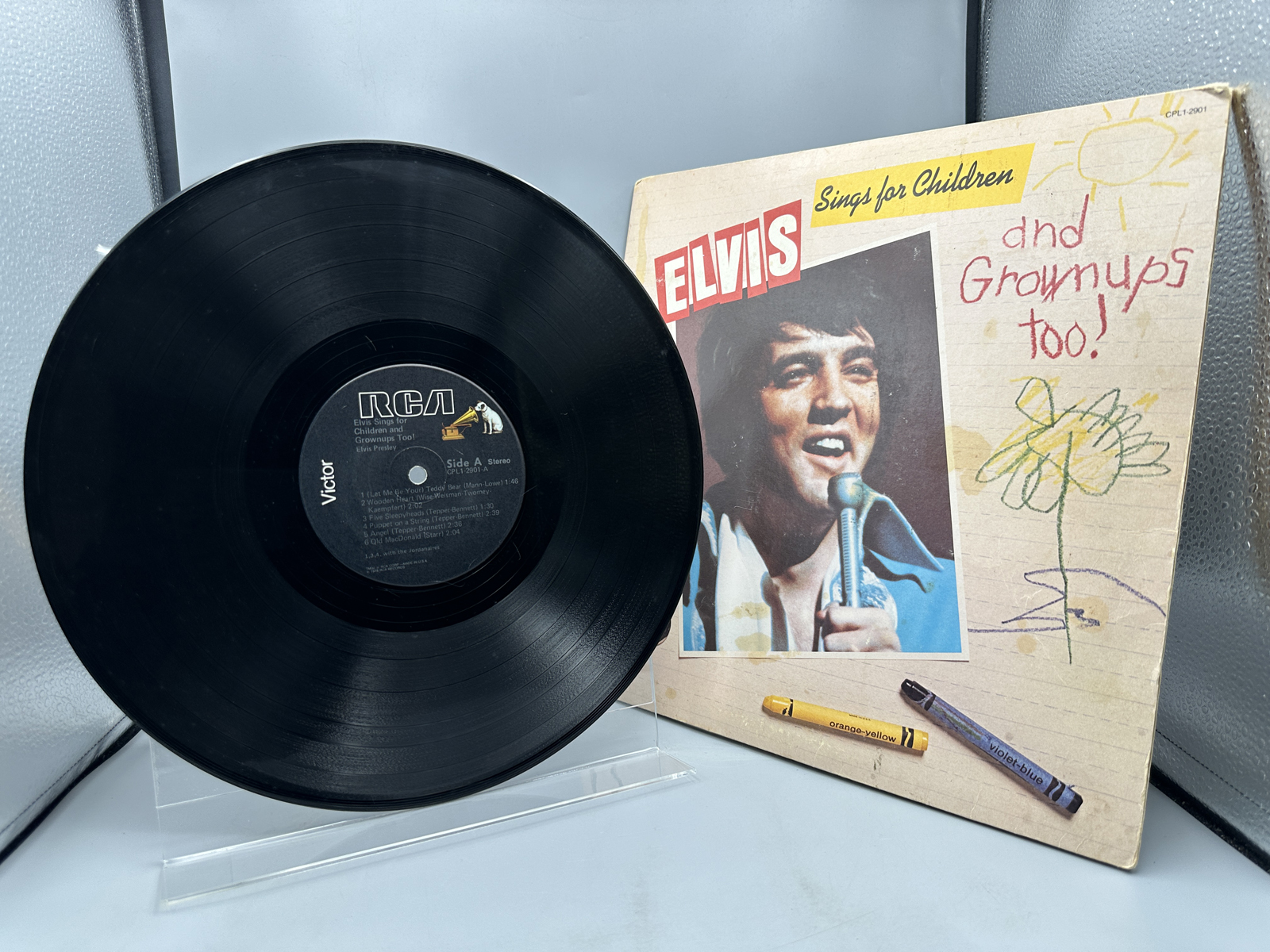 Elvis Presley Elvis Sings for Children and Grownups Too Vinyl LP RCA Victor 1978