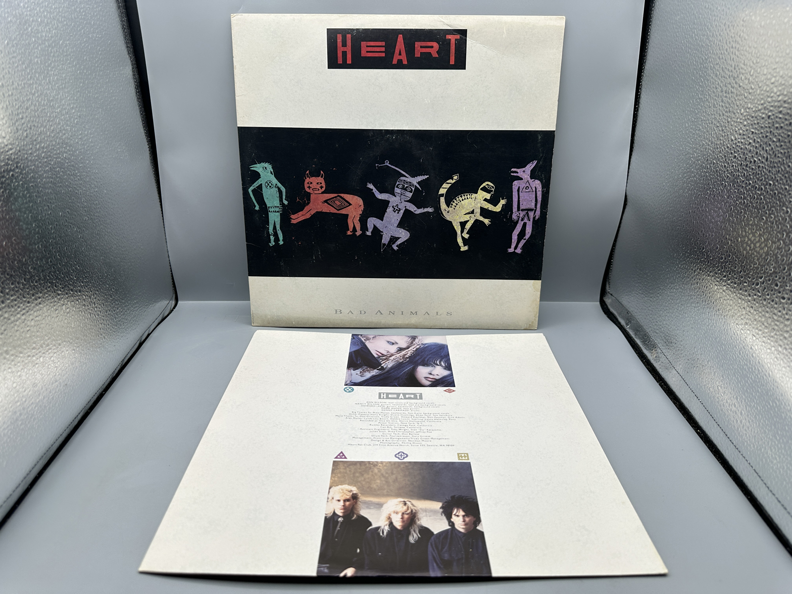 1987 Capitol Records Heart Bad Animals Vinyl Album - PJ-12546