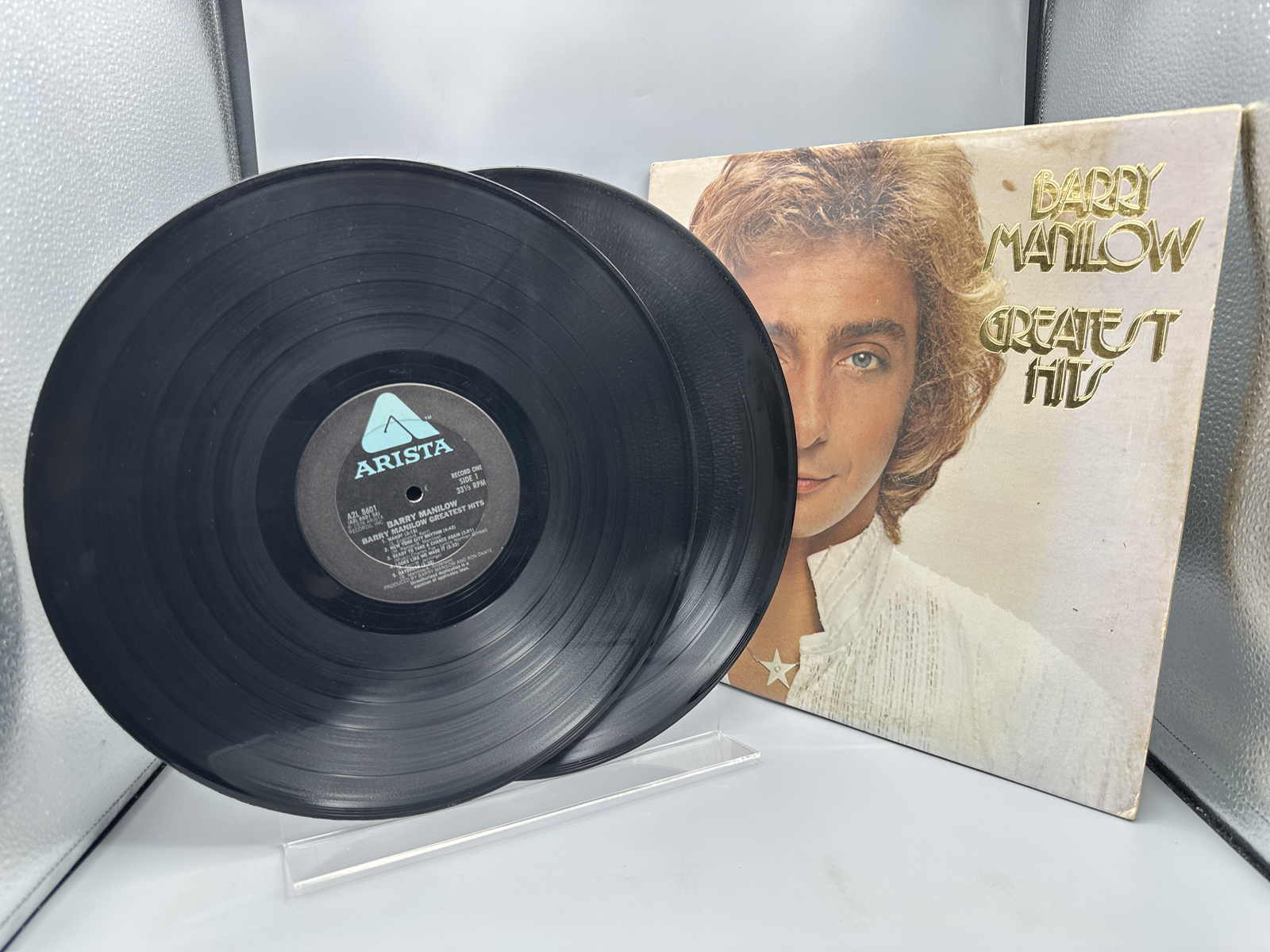 1978 Arista Records Barry Manilow Greatest Hits Double LP Vinyl Album - AZL 8601
