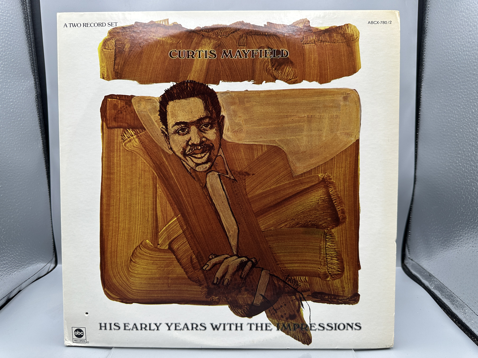 1973 ABC Records Curtis Mayfield His Early Years With The Impressions Vinyl Album - SWBB-94999