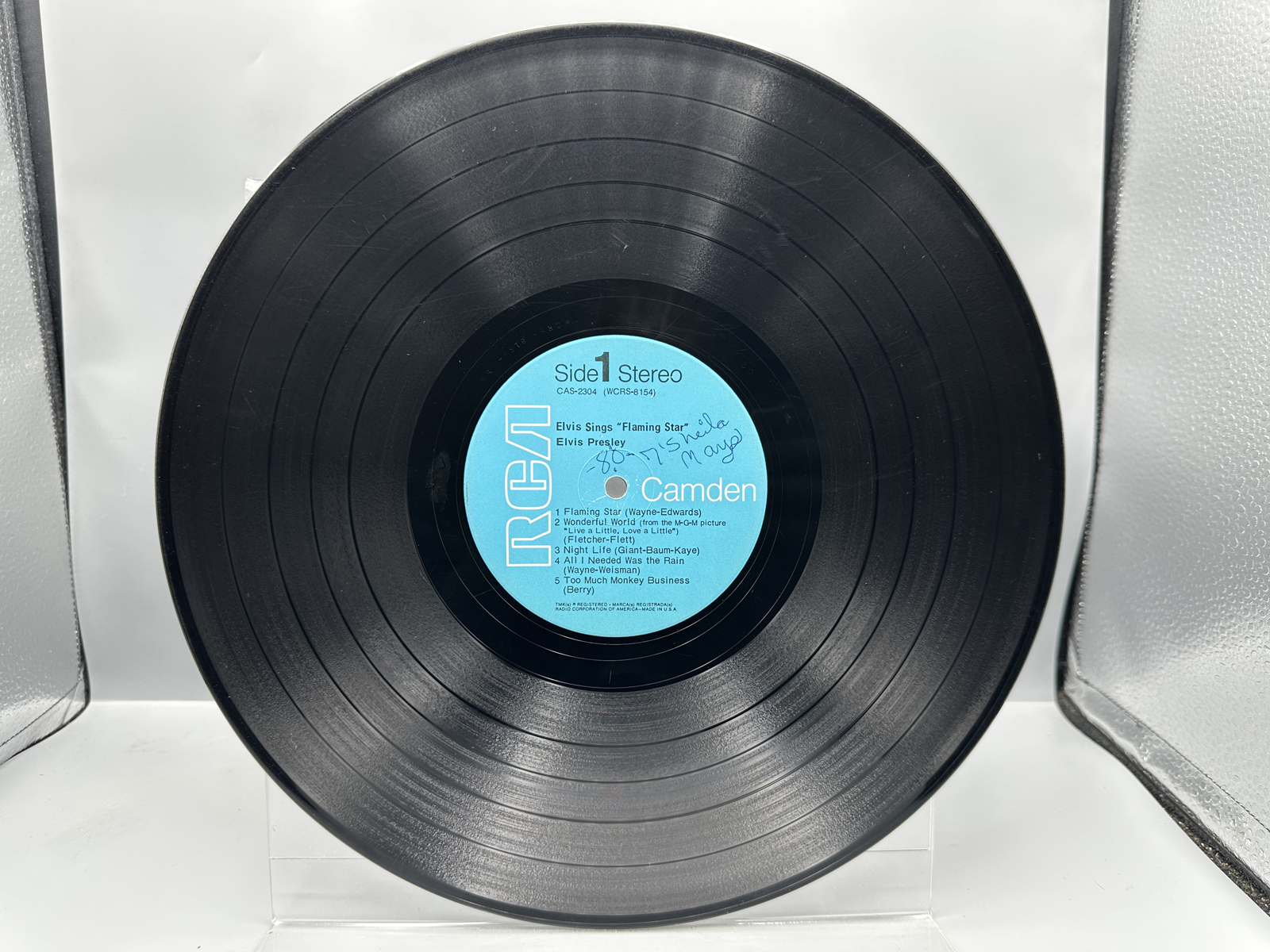 Elvis Presley Vinyl LPs Lot of 2 -Separate Ways, Flaming Star