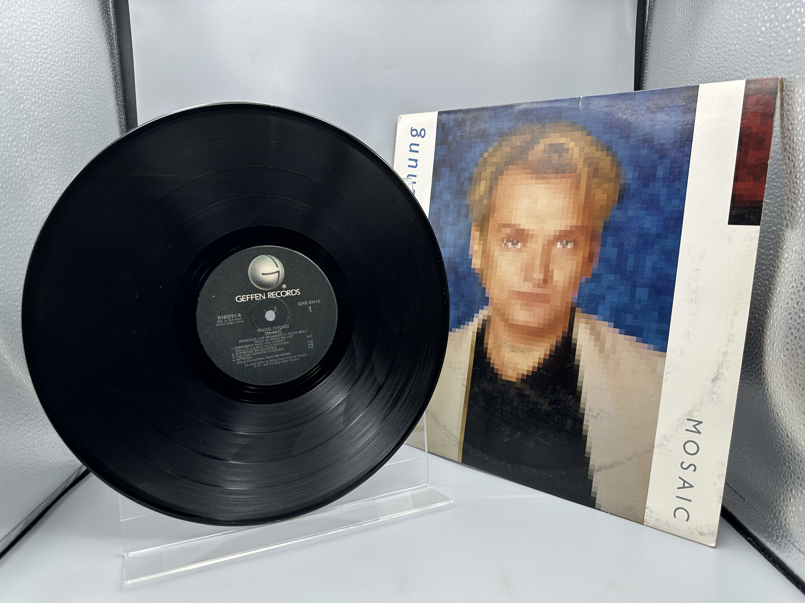 1986 Geffen Records Wang Chung "Mosaic" Vinyl Album - R163751