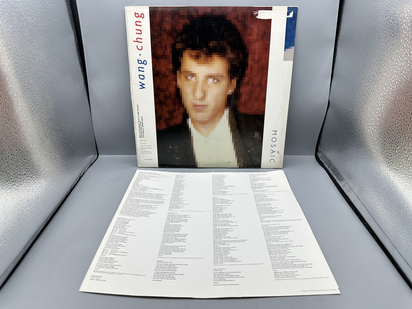1986 Geffen Records Wang Chung "Mosaic" Vinyl Album - R163751