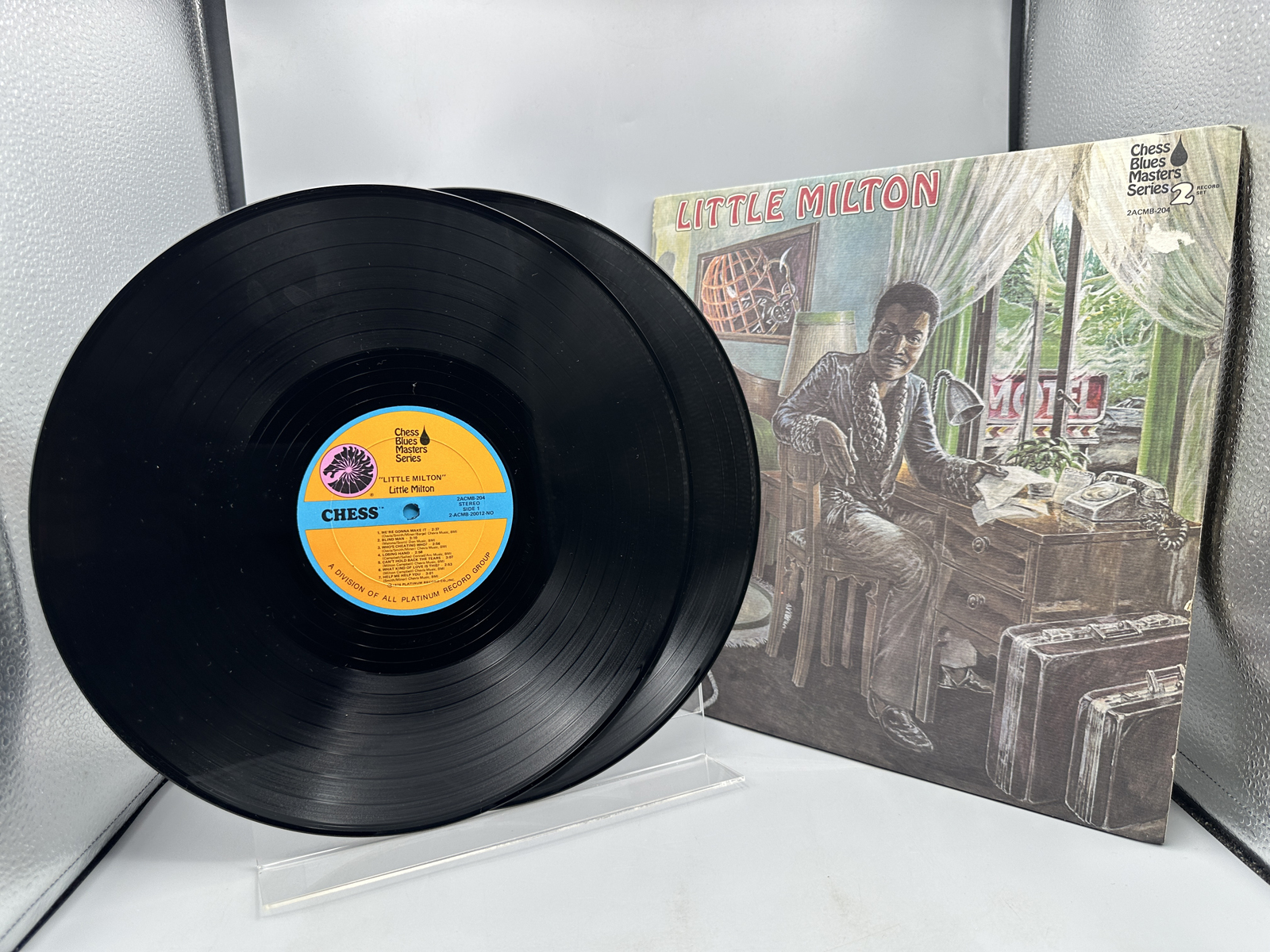 1974 Chess Records Little Milton Chess Blues Masters Series Vinyl Album - 2ACMB-204