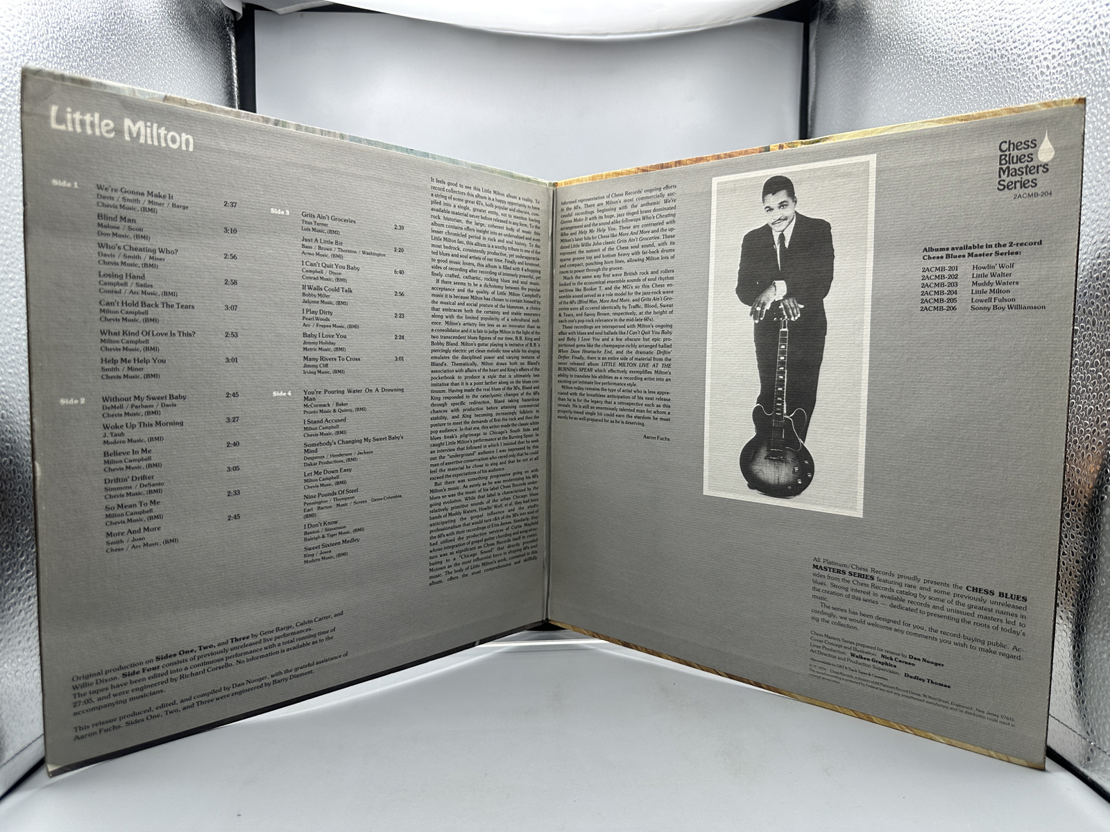 1974 Chess Records Little Milton Chess Blues Masters Series Vinyl Album - 2ACMB-204