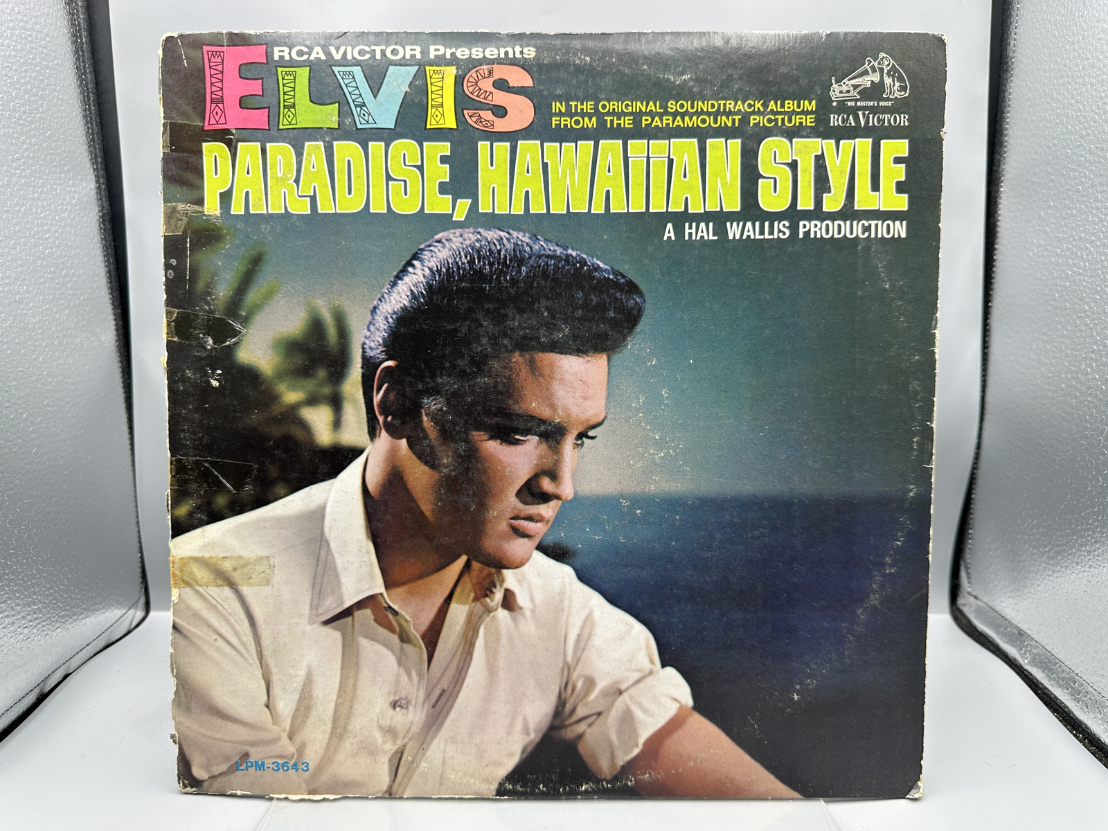 Elvis Presley Paradise, Hawaiian Style Original Soundtrack Vinyl LP RCA Victor LPM-3643 Mono
