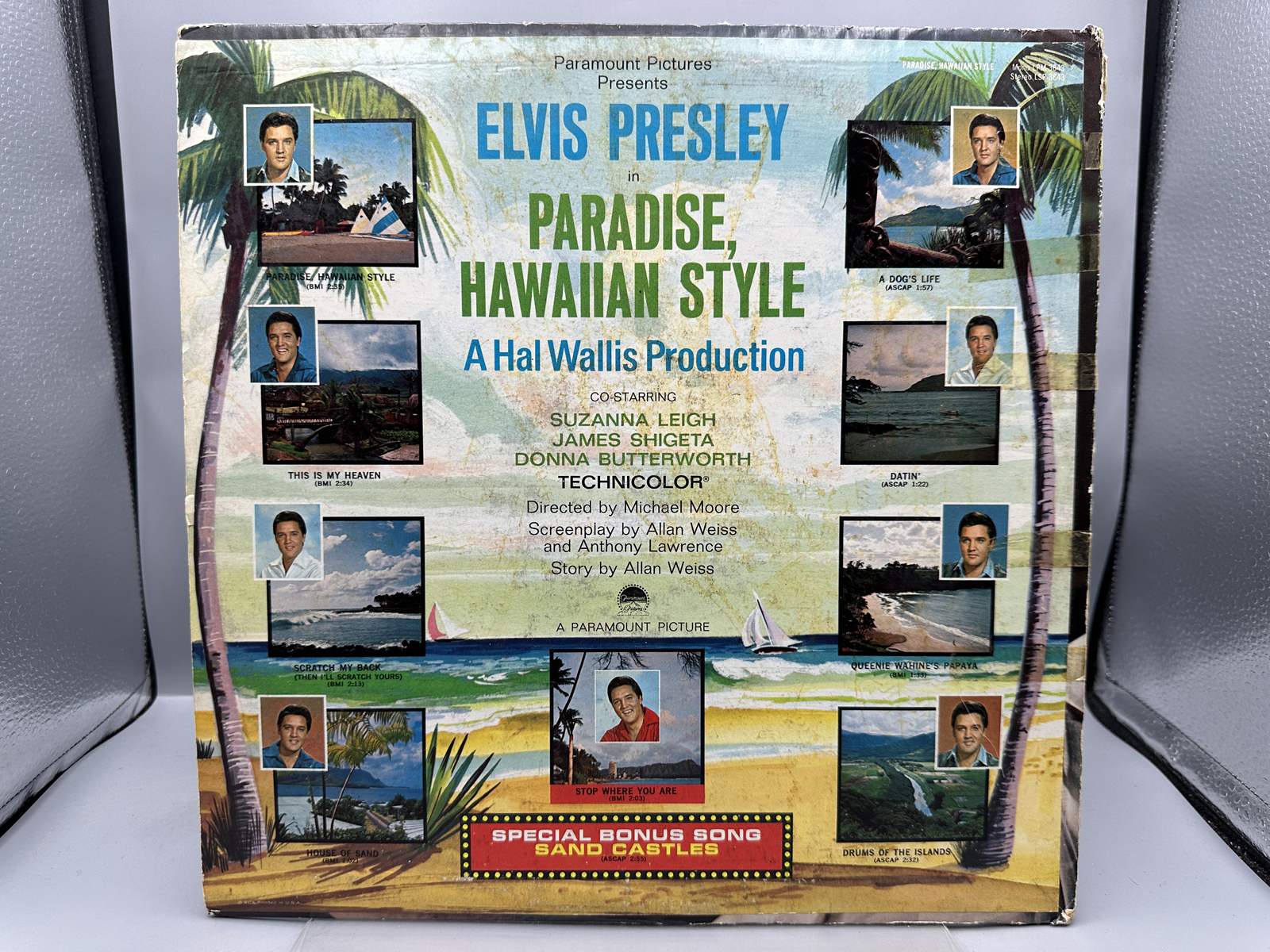 Elvis Presley Paradise, Hawaiian Style Original Soundtrack Vinyl LP RCA Victor LPM-3643 Mono
