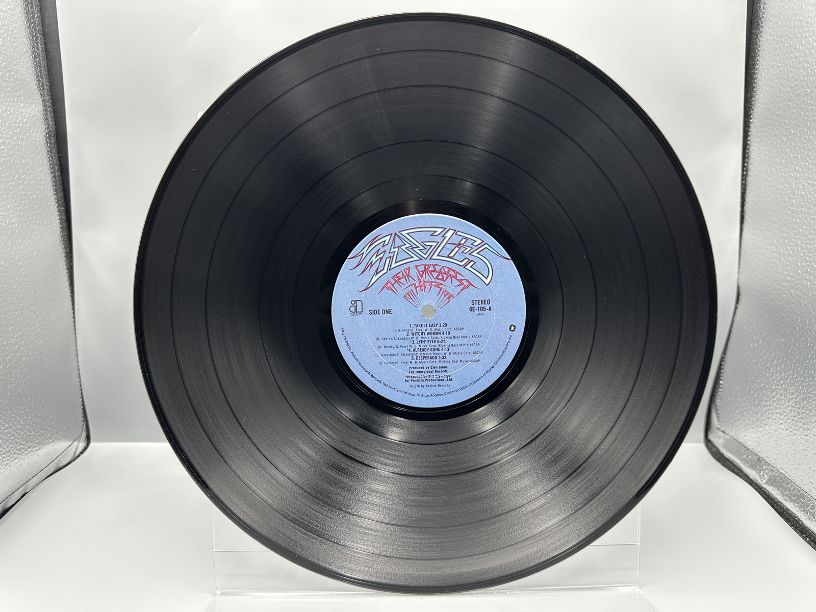 1976 Asylum Records The Eagles Their Greatest Hits 1971-1975 Vinyl Album - 6E-105