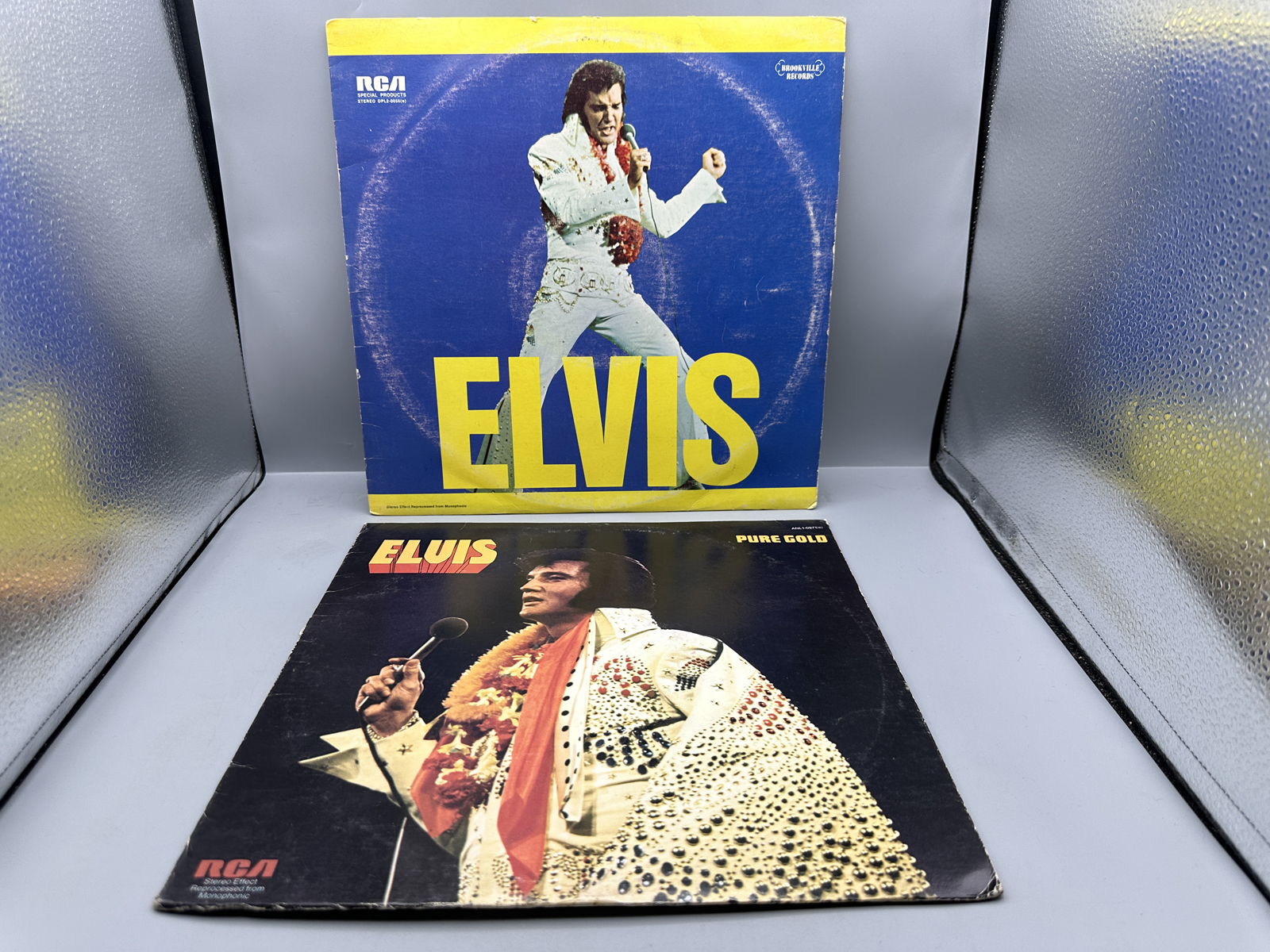 Elvis Presley Vinyl LPs Lot of 2 - Elvis 2-LP Compilation and Elvis Now