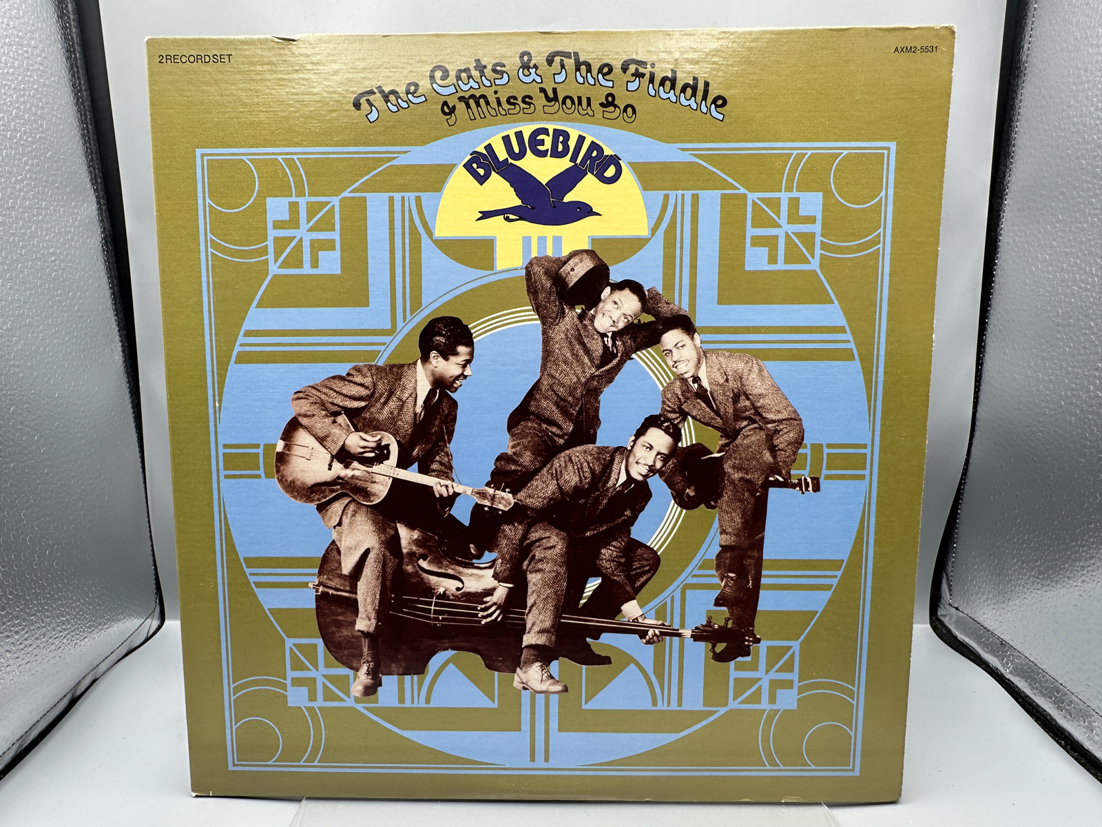 1976 Bluebird Records The Cats And The Fiddle I Miss You So Vinyl Album - AXM2-5531-1