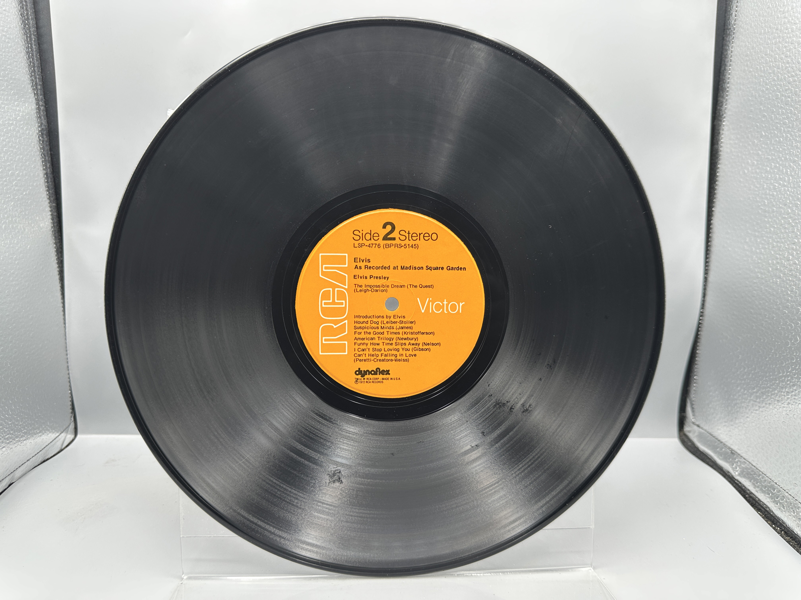 Elvis Presley As Recorded at Madison Square Garden Vinyl LP RCA Victor LSP-4776