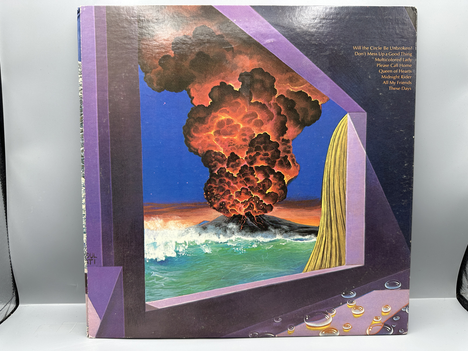 1973 Capricorn Records Gregg Allman Laid Back Vinyl Album - CP 0116