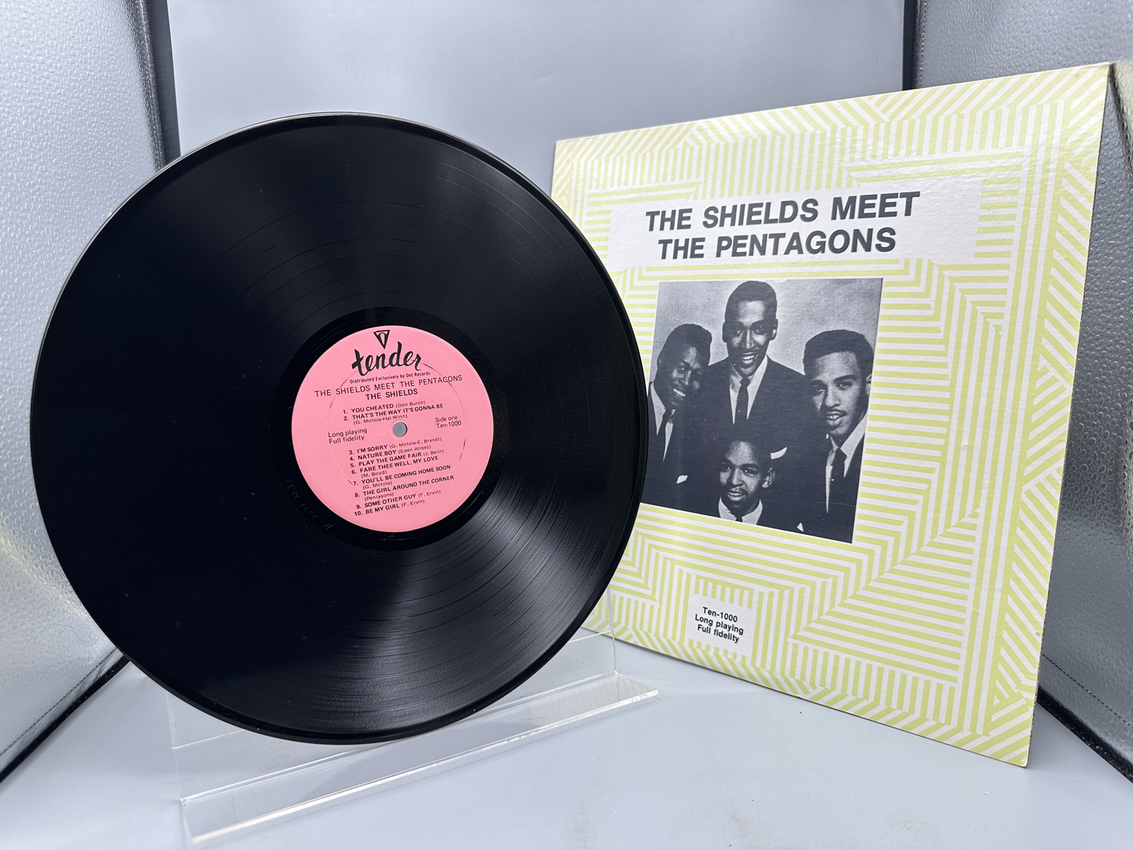 Unknown Release Date Tender Records The Shields Meet The Pentagons Vinyl Album - Ten-1000