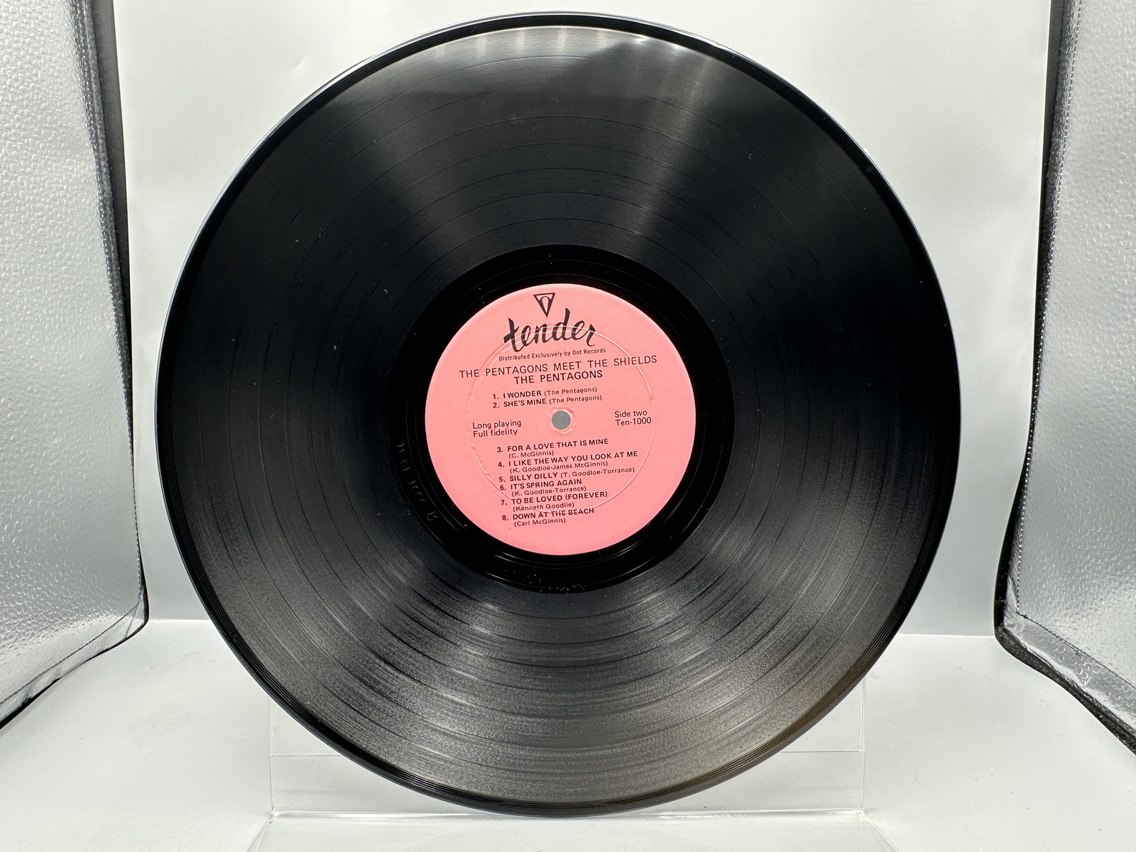 Unknown Release Date Tender Records The Shields Meet The Pentagons Vinyl Album - Ten-1000