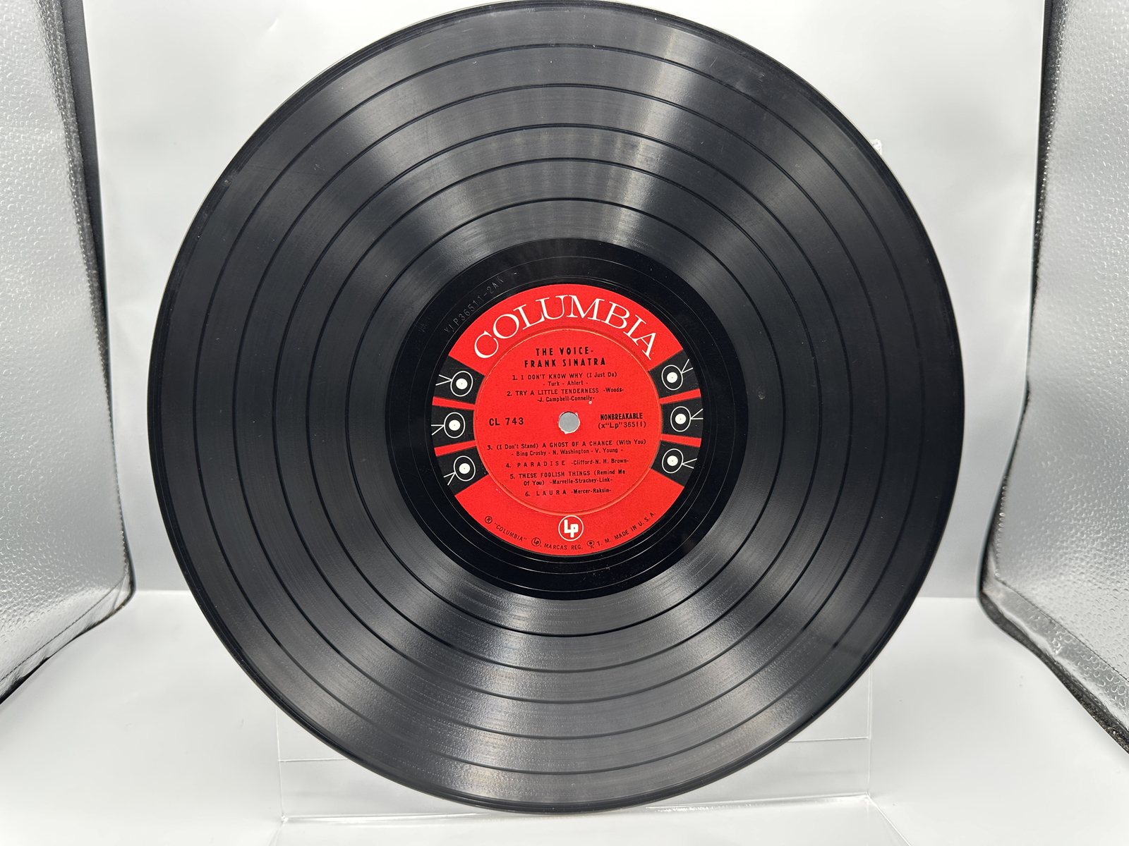 1955 Columbia Records Frank Sinatra "The Voice" Vinyl Album - CL 743