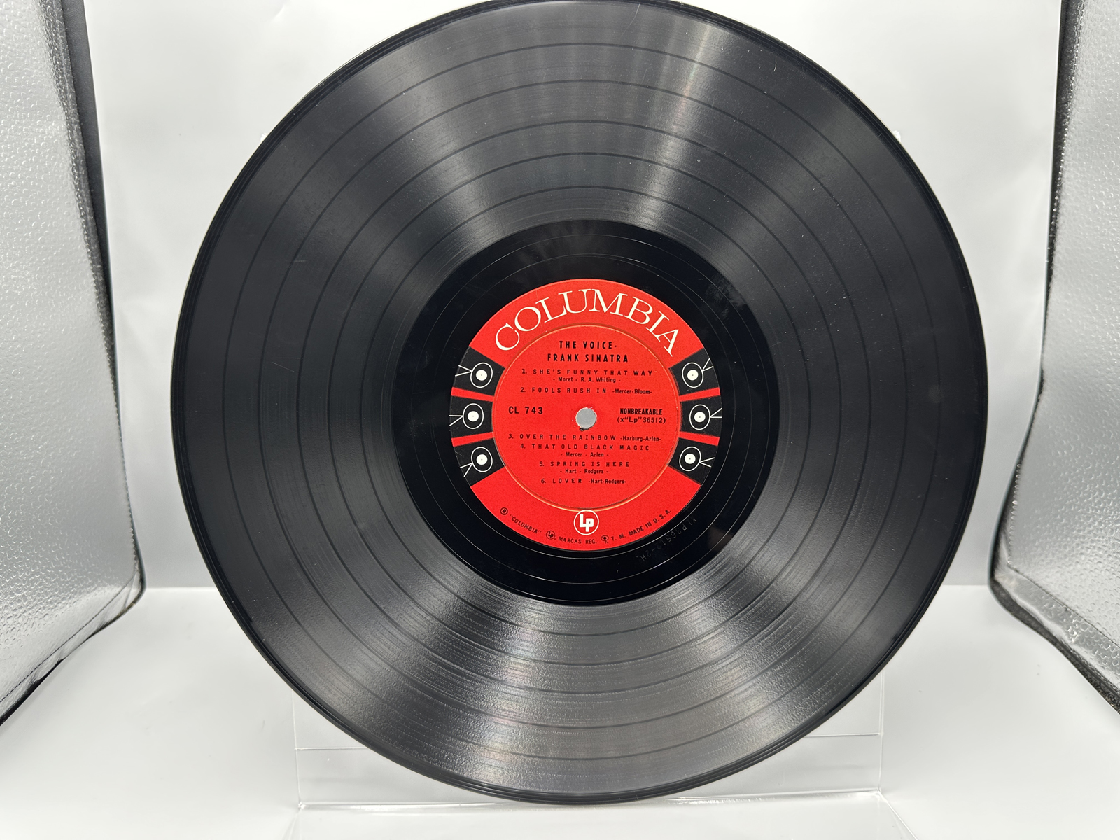1955 Columbia Records Frank Sinatra "The Voice" Vinyl Album - CL 743