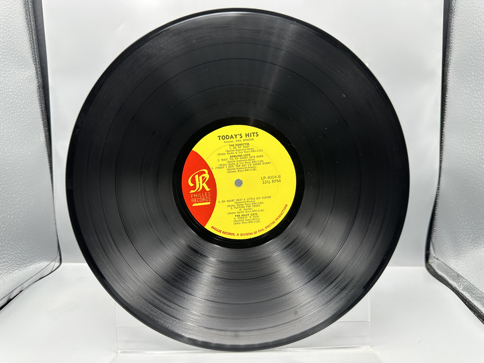 1963 Philles Records Presents Today's Hits Compilation Vinyl Album - PHLP 4004