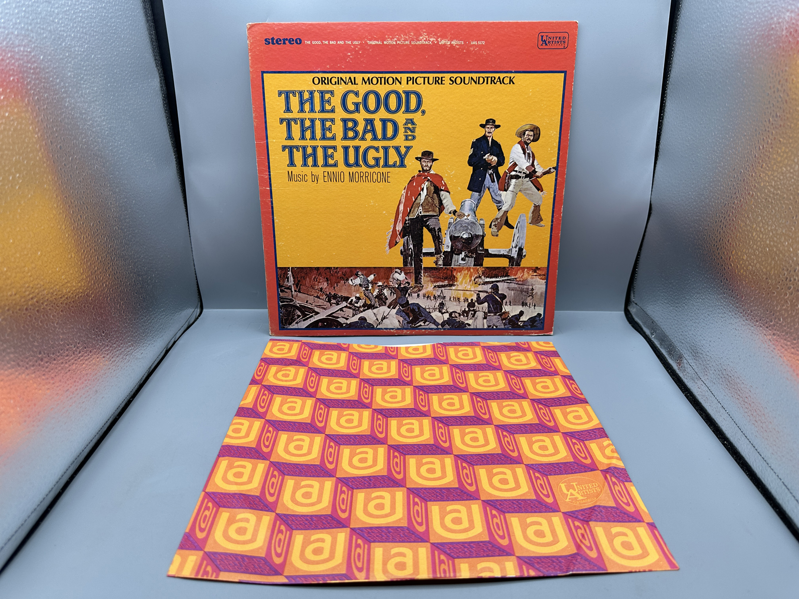 1967 United Artists Records The Good, The Bad and The Ugly Original Motion Picture Soundtrack Vinyl Album - UAS 5172