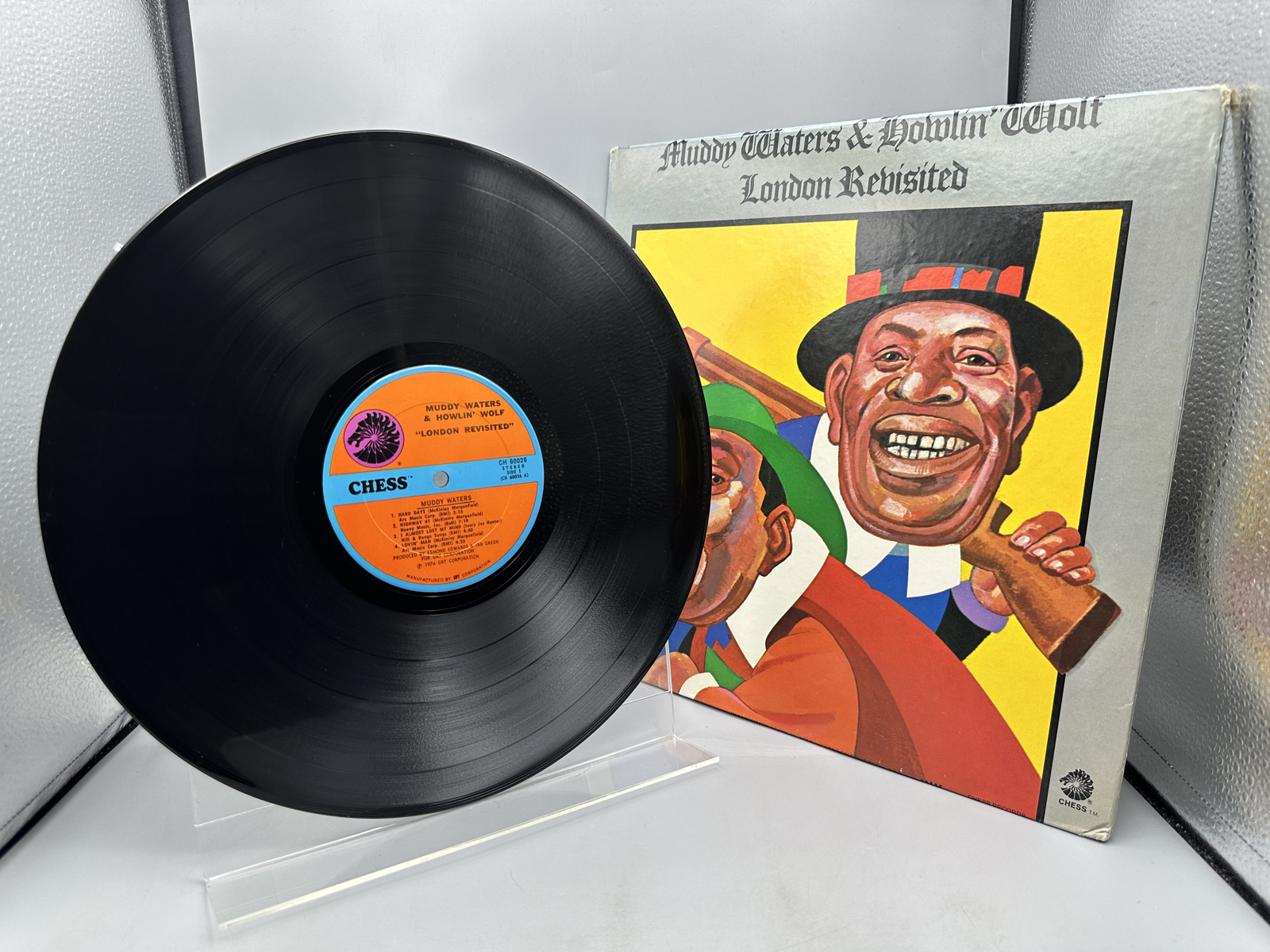 1974 Chess Records Muddy Waters & Howlin Wolf London Revisited Vinyl Album - CH 60026