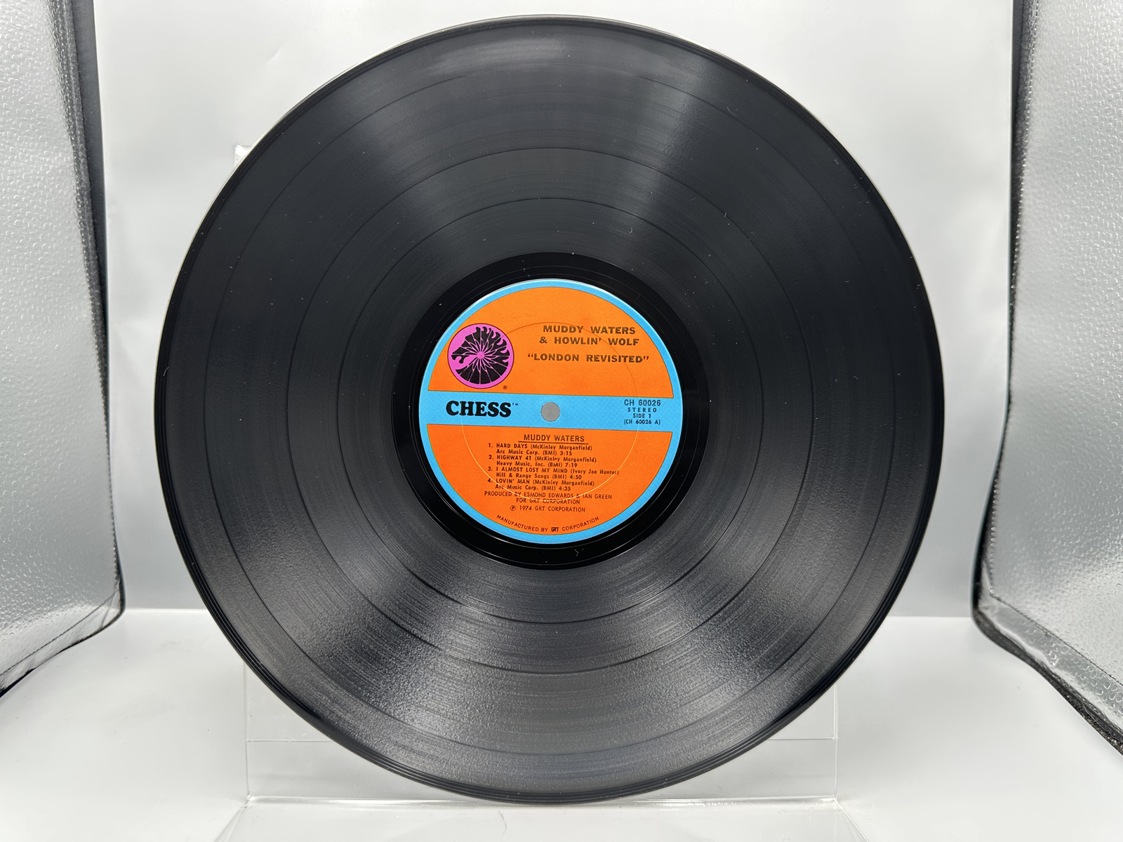 1974 Chess Records Muddy Waters & Howlin Wolf London Revisited Vinyl Album - CH 60026