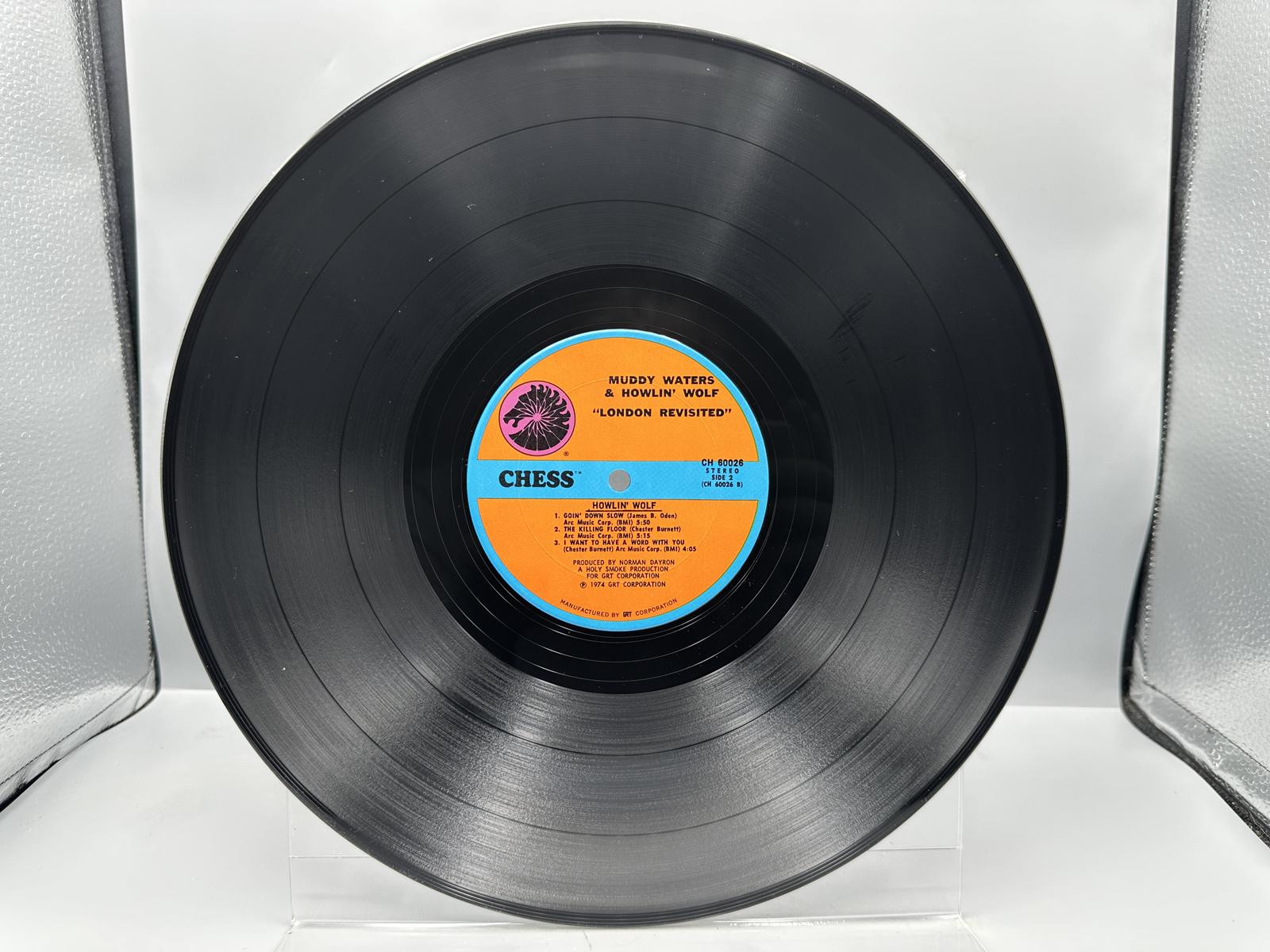 1974 Chess Records Muddy Waters & Howlin Wolf London Revisited Vinyl Album - CH 60026