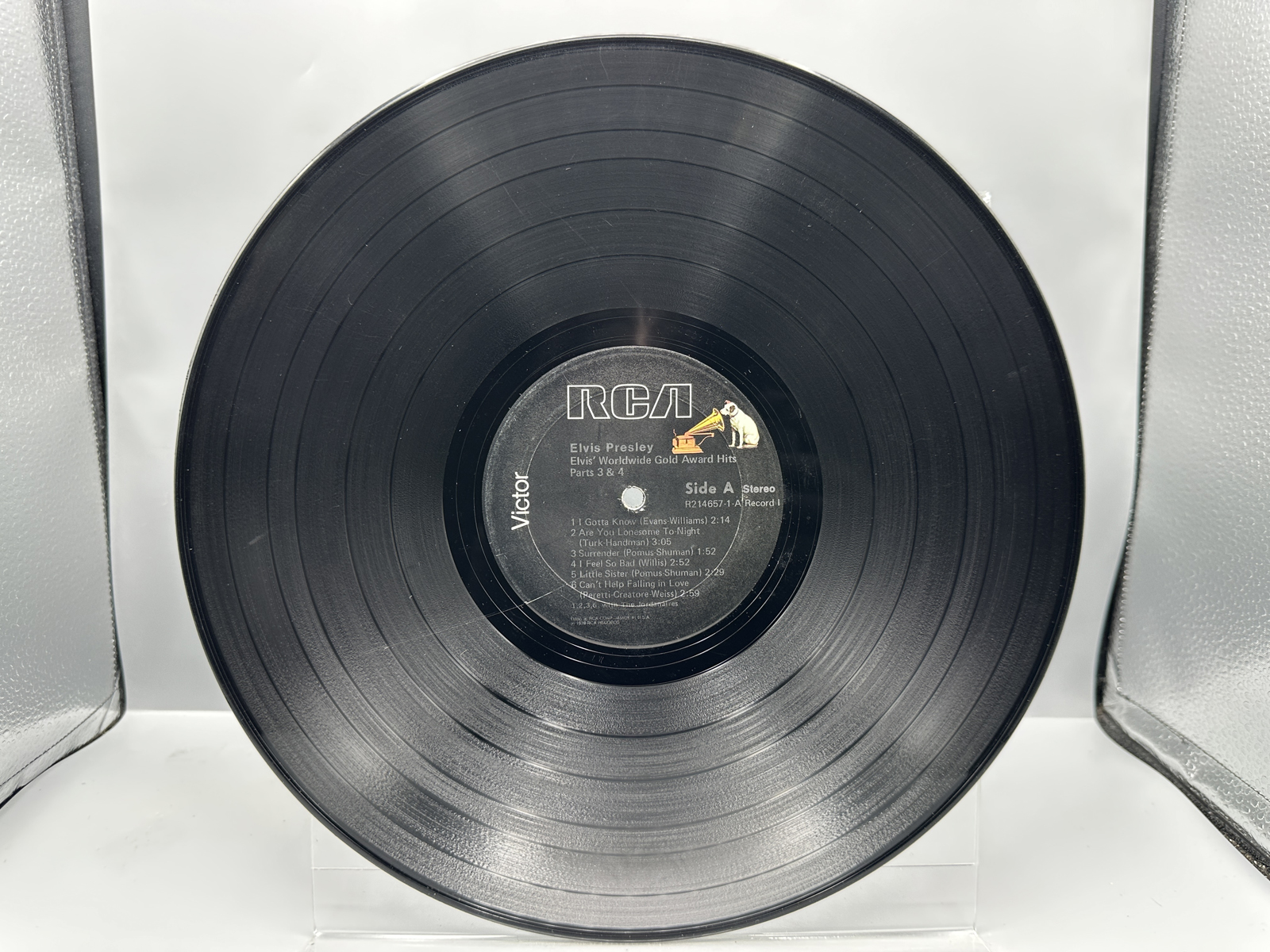 Elvis Presley Worldwide Gold Award Hits Parts 3 and 4 Double Vinyl LP RCA R214657