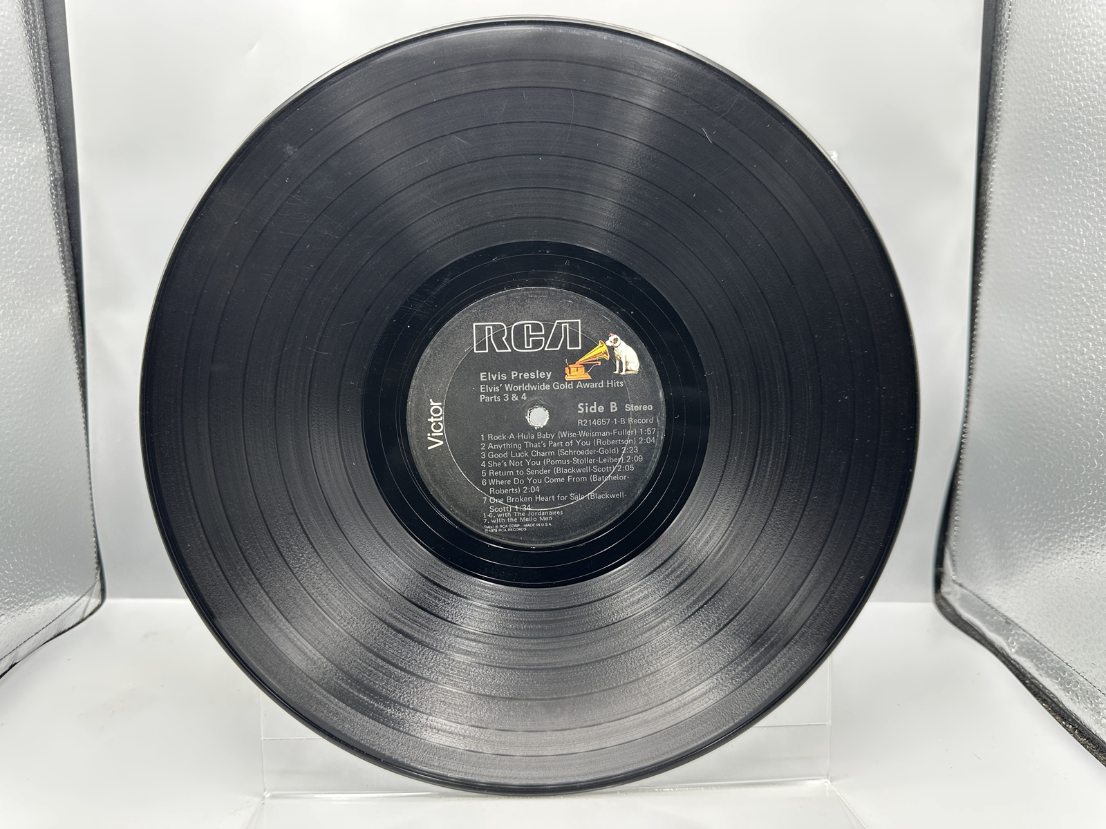 Elvis Presley Worldwide Gold Award Hits Parts 3 and 4 Double Vinyl LP RCA R214657