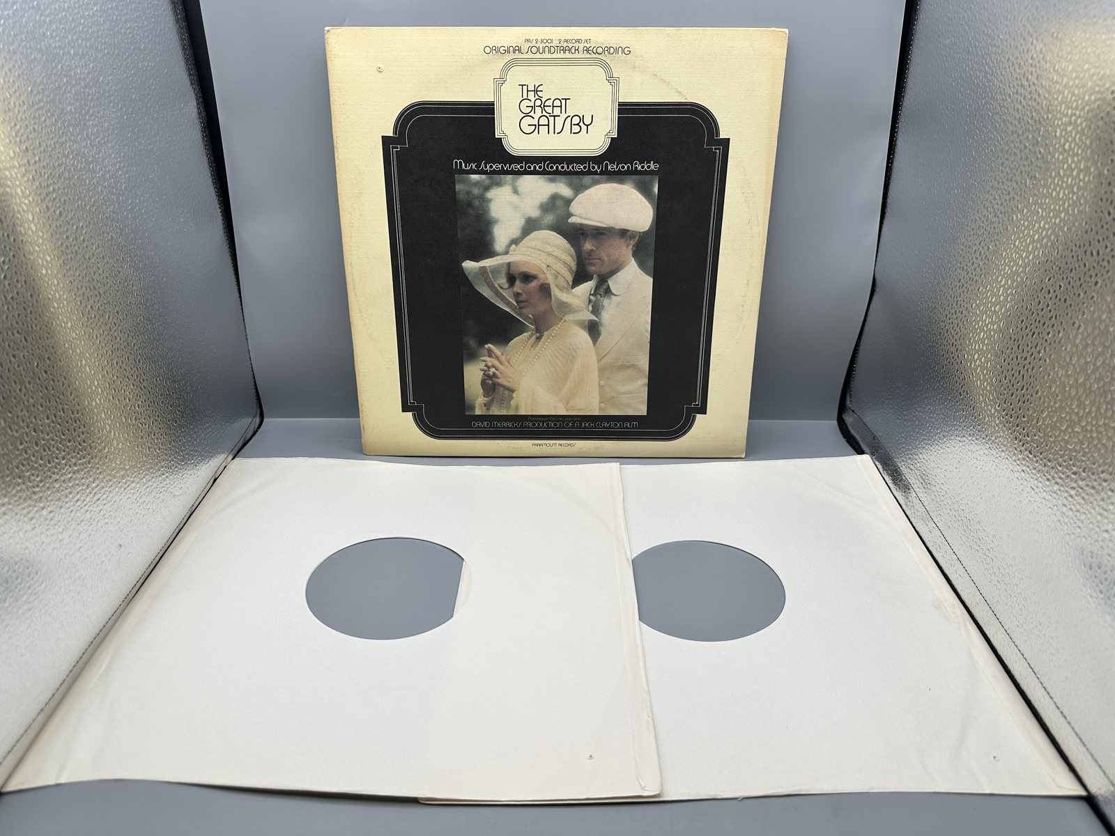 1974 Paramount Records The Great Gatsby Original Soundtrack Double LP Vinyl Album - PAS-2-2001