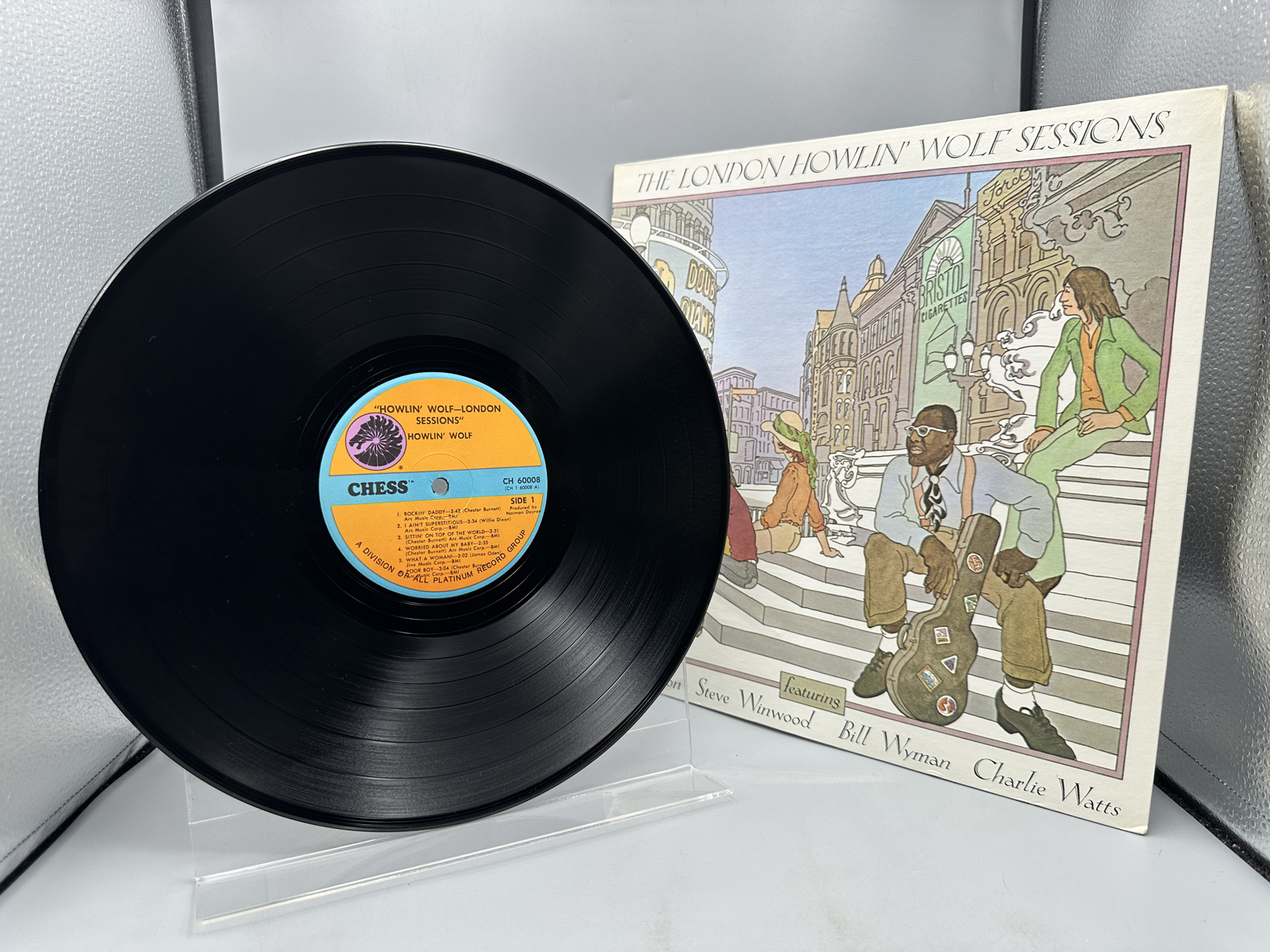 1974 Chess Records Howlin' Wolf The London Howlin' Wolf Sessions Repress Vinyl Album - CH 60008