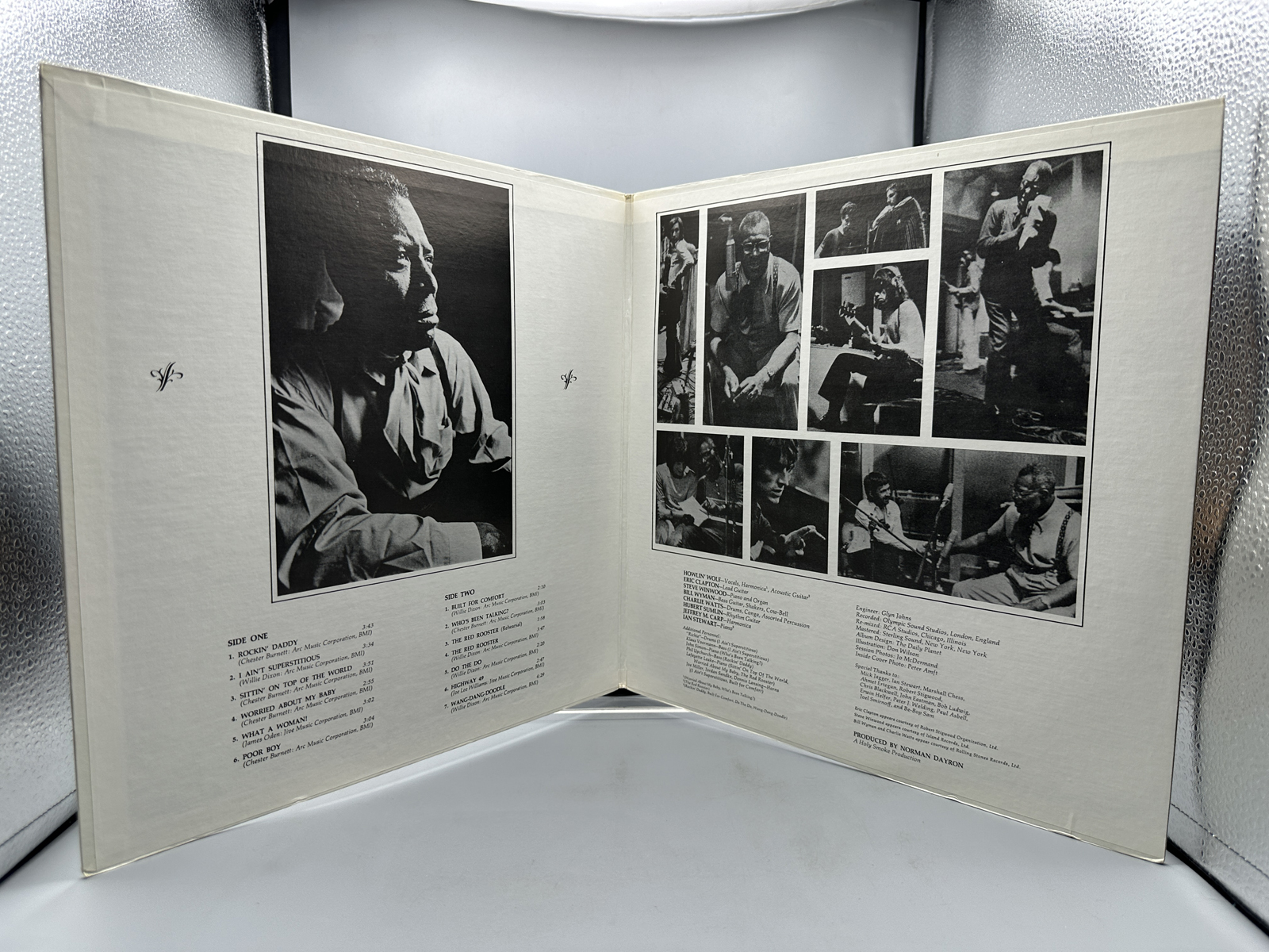 1974 Chess Records Howlin' Wolf The London Howlin' Wolf Sessions Repress Vinyl Album - CH 60008