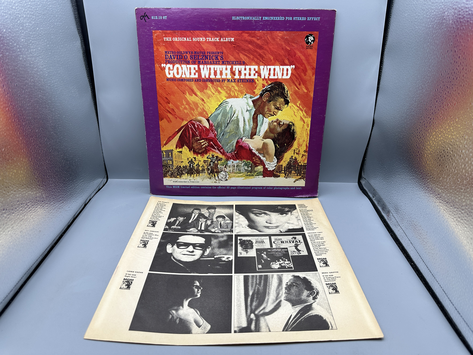 1967 MGM Records Max Steiner Gone With The Wind The Original Sound Track Vinyl Album - 1SE-10 ST