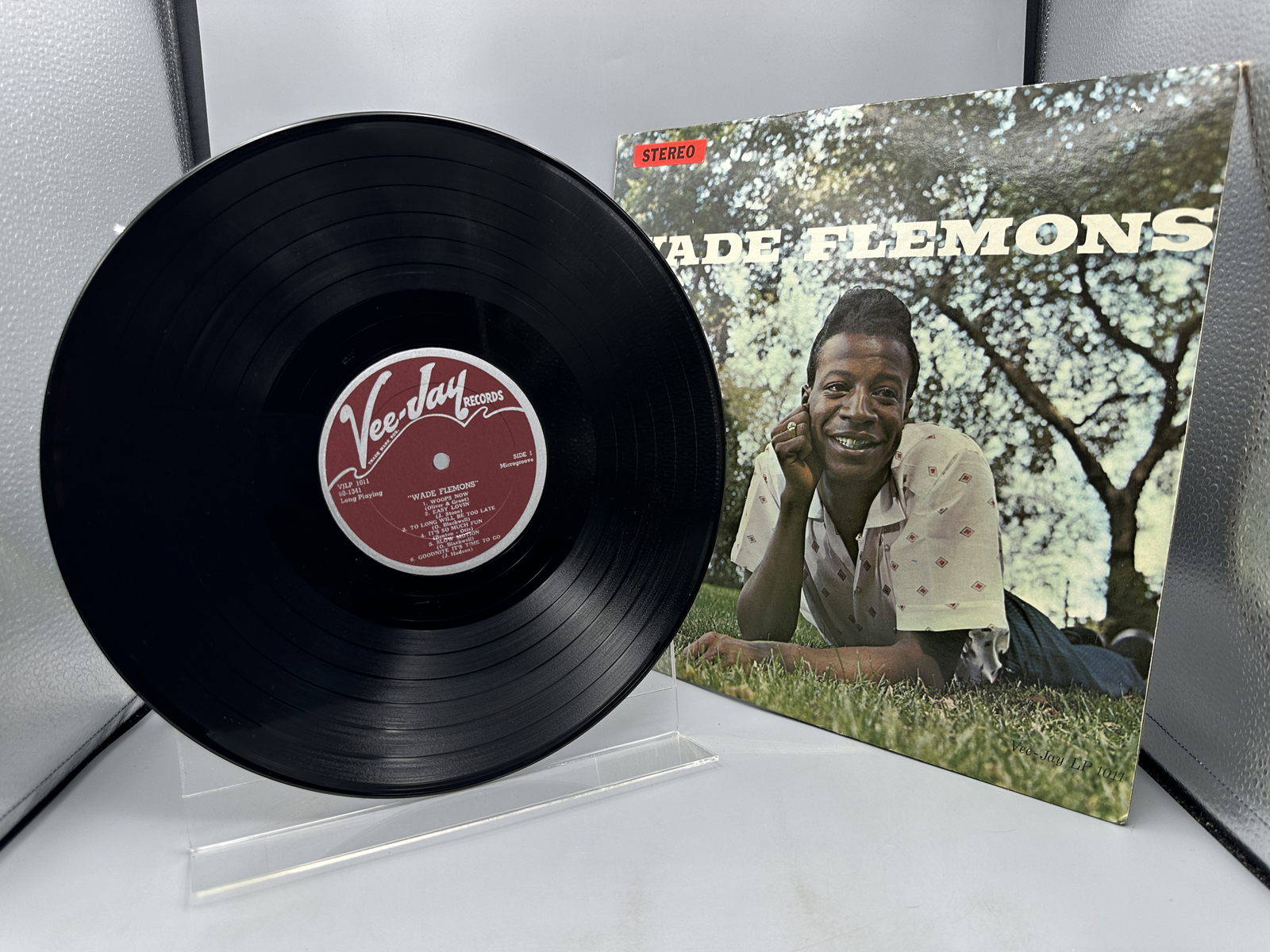 1959 Vee-Day Records Wade Flemons Self-Titled Stereo Vinyl Album - VJLP-1011