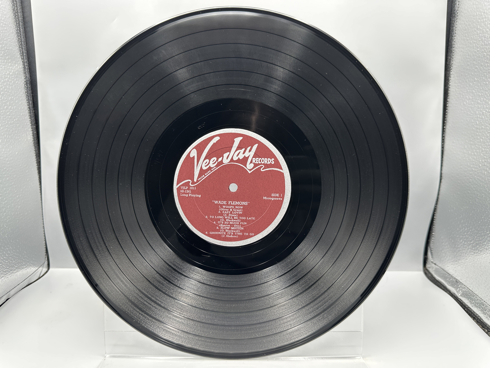 1959 Vee-Day Records Wade Flemons Self-Titled Stereo Vinyl Album - VJLP-1011