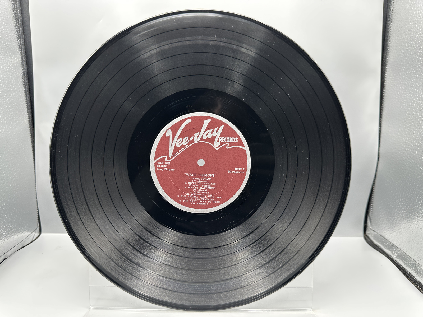 1959 Vee-Day Records Wade Flemons Self-Titled Stereo Vinyl Album - VJLP-1011
