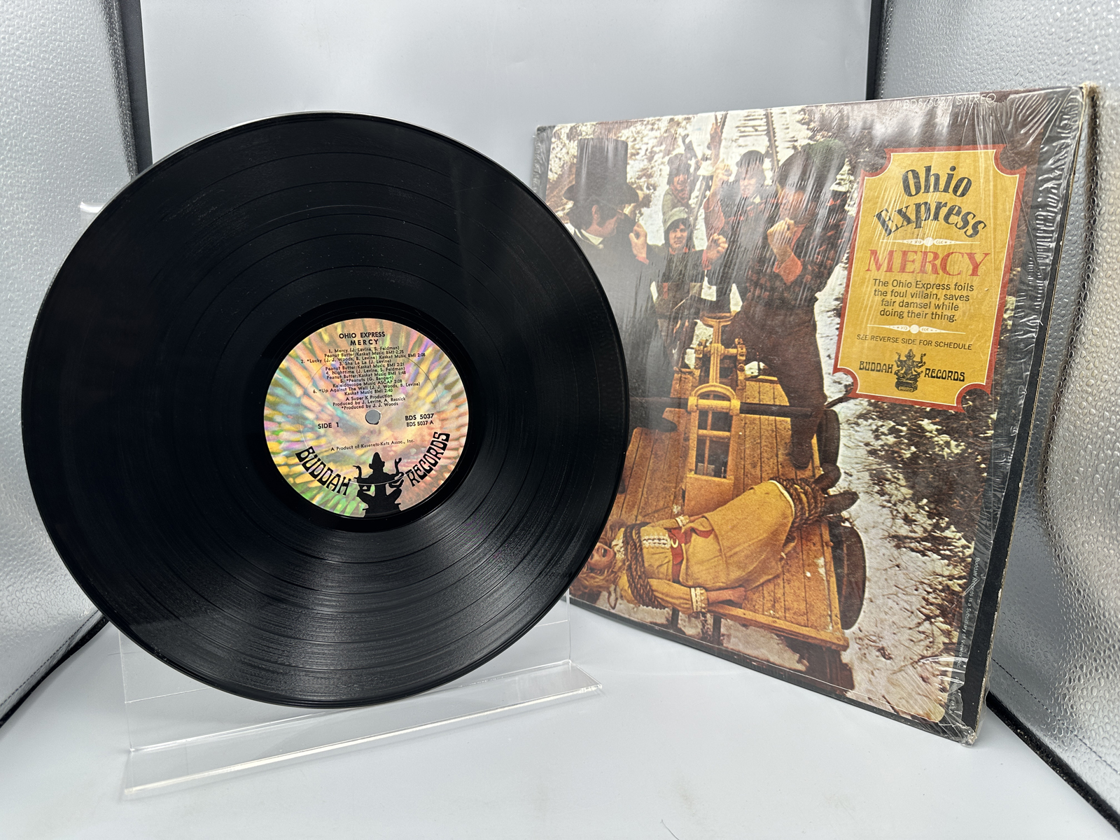 1969 Buddah Records Ohio Express Mercy Vinyl Album - BDS 5037