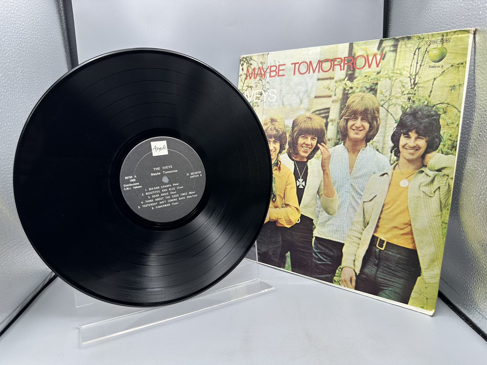 1980 Apple Records The Iveys Maybe Tomorrow Reissue Unofficial Release Vinyl Album - SAPCOR 8/3 C 062-90150 - Very Rare!!!!!
