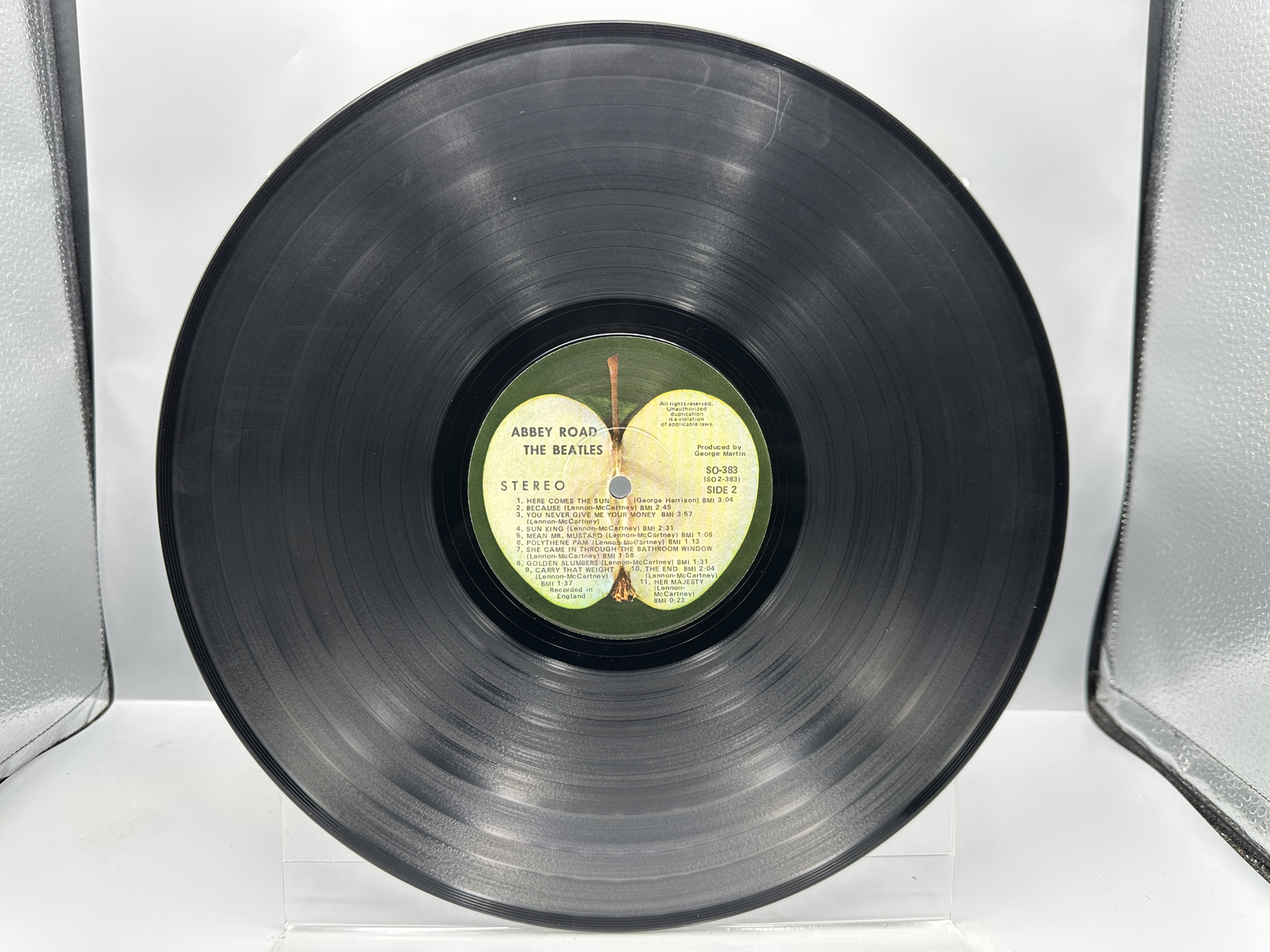 The Beatles Abbey Road Vinyl LP Apple Records SO-383