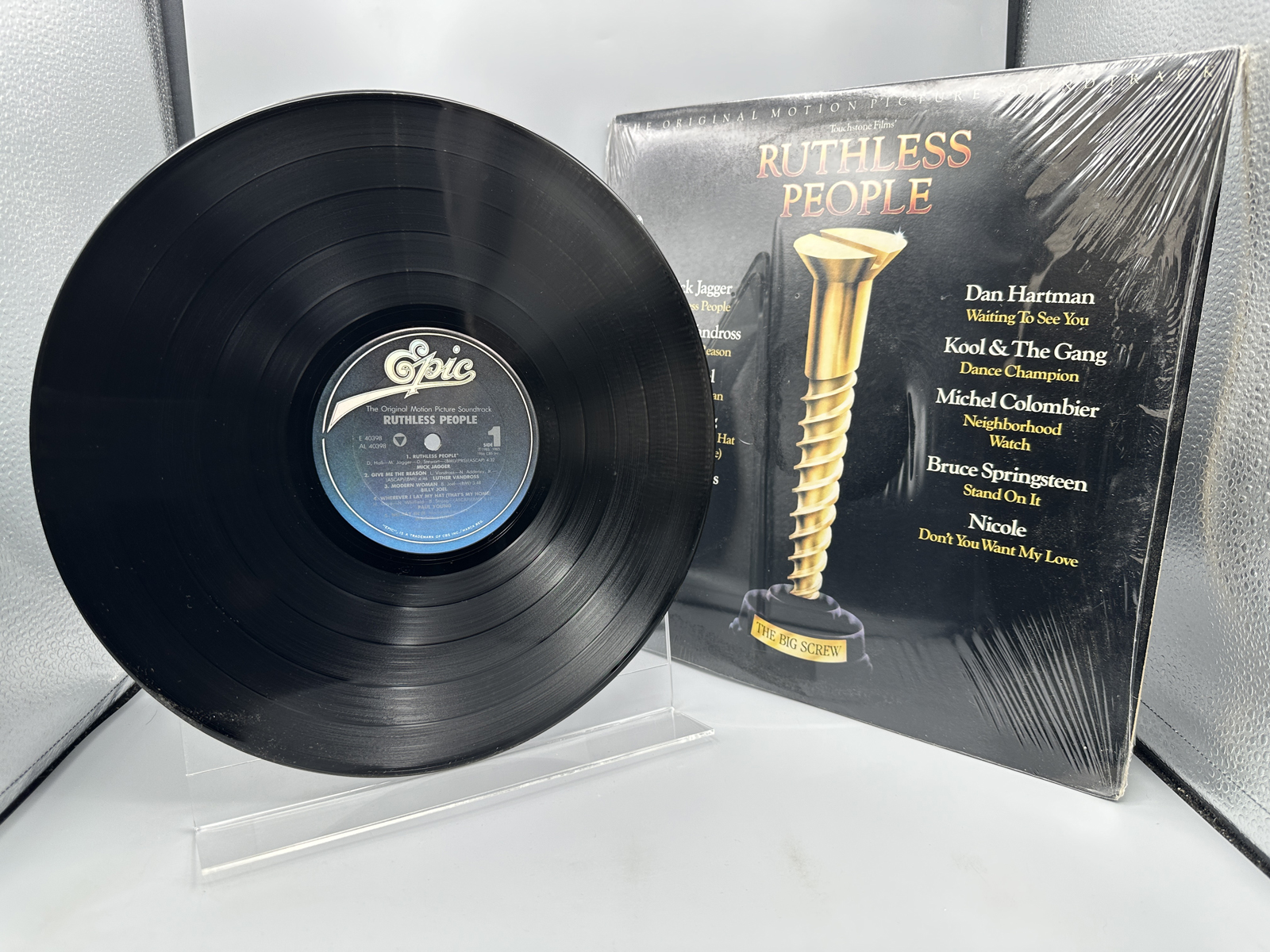 1986 Epic Records Ruthless People The Original Motion Picture Soundtrack Vinyl Album - E 40398