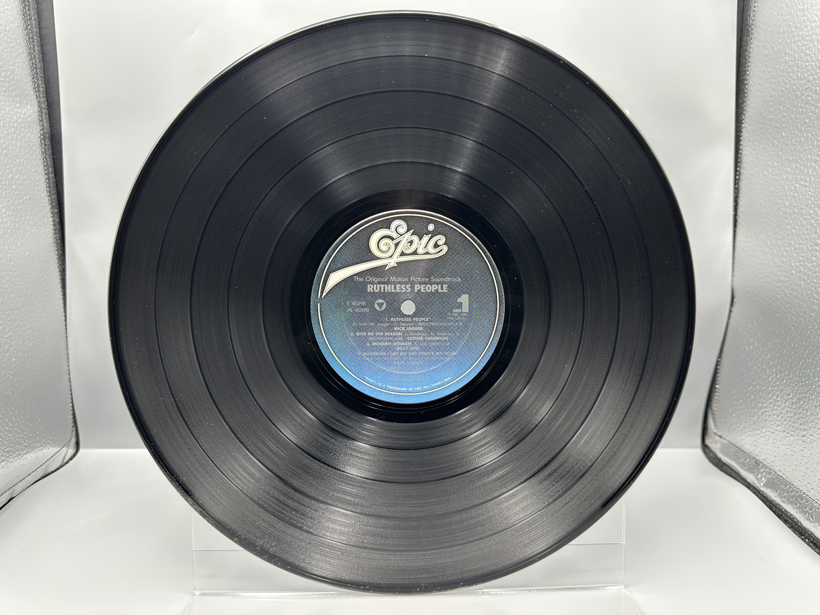 1986 Epic Records Ruthless People The Original Motion Picture Soundtrack Vinyl Album - E 40398