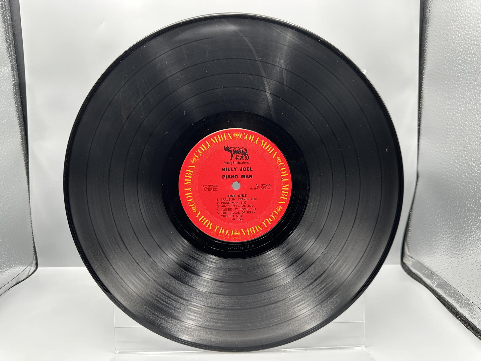 1973 Columbia Records Billy Joel Piano Man Vinyl Album - PC 32544