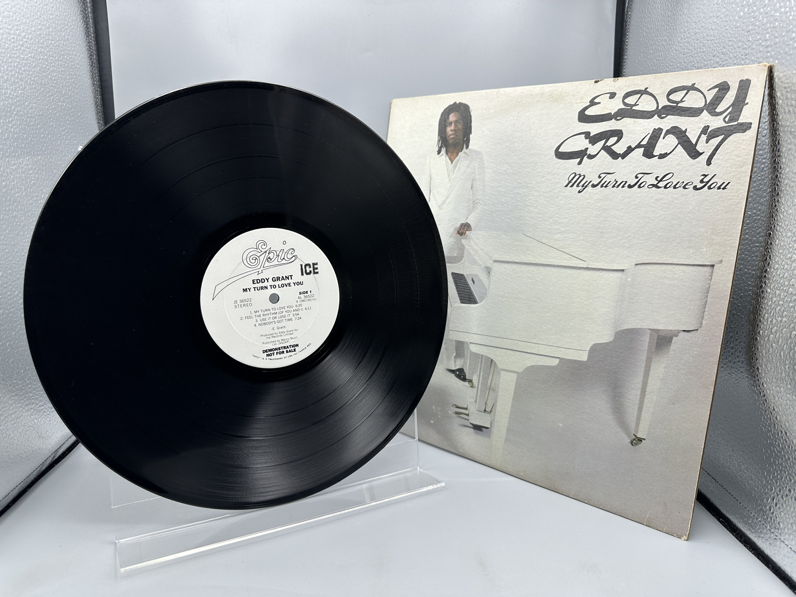 1980 Epic / ICE Records Eddy Grant My Turn To Love You Promo Vinyl Album - JE 36522